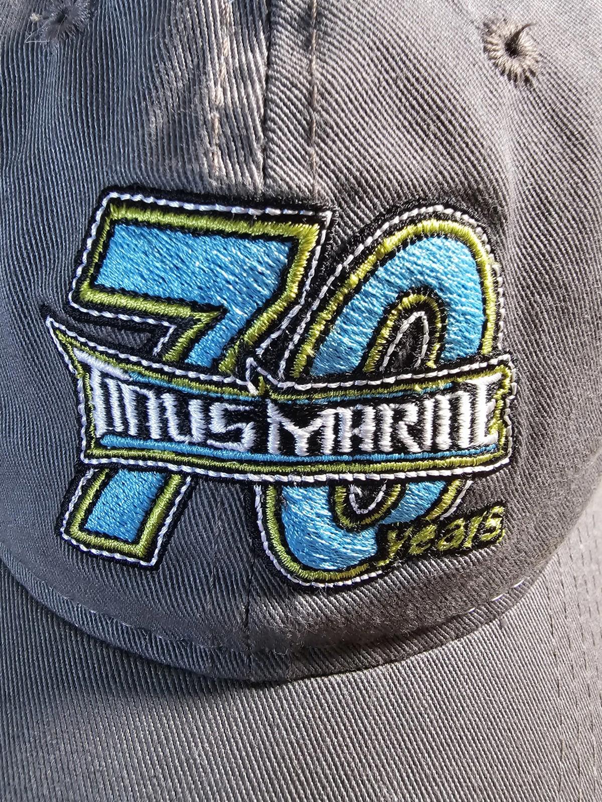 Tinus Marine 70 Years Platinum Series Strap Meshback Hat
