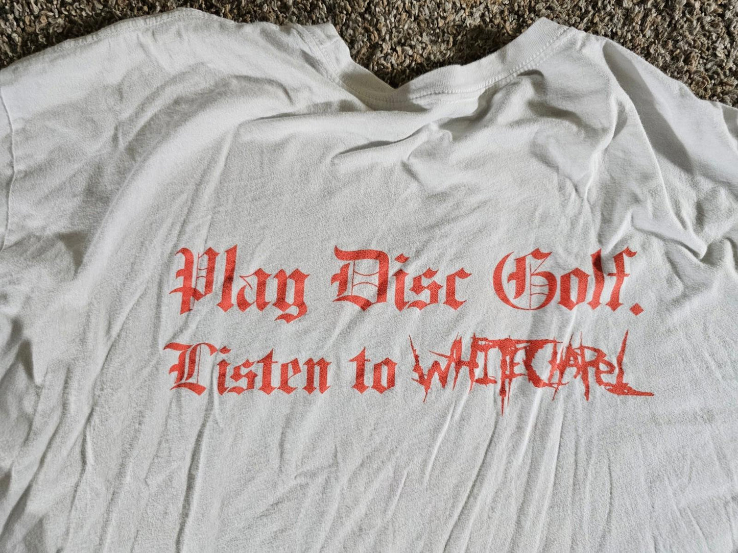 dark ace white chapel frisbee golf 3xl Long Sleeve shirt