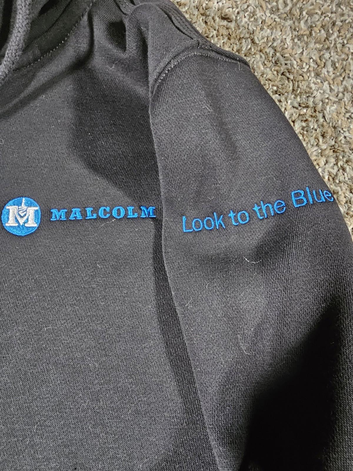 carhartt fullzip hoodie L 12-14 Malcolm Look to the Blue
