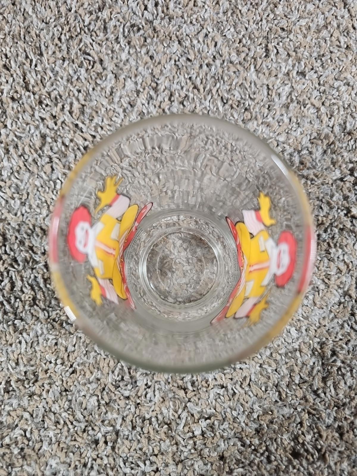 Vintage Ronald McDonald Collector's Series Glass Cup 1977