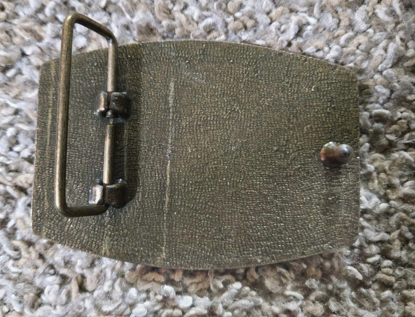 Vtg Wright Brothers Kitty Hawk 1903 Belt Buckle 3”x 2.25"