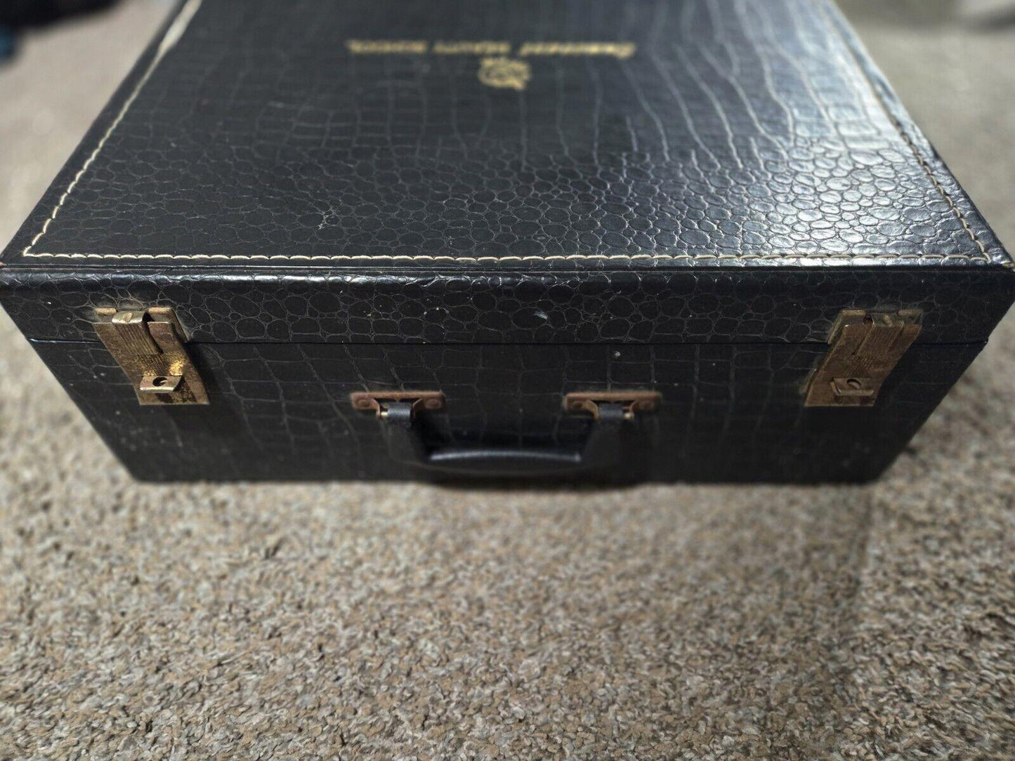 Vintage Suncoast Beauty School Cosmetology Student Luggage