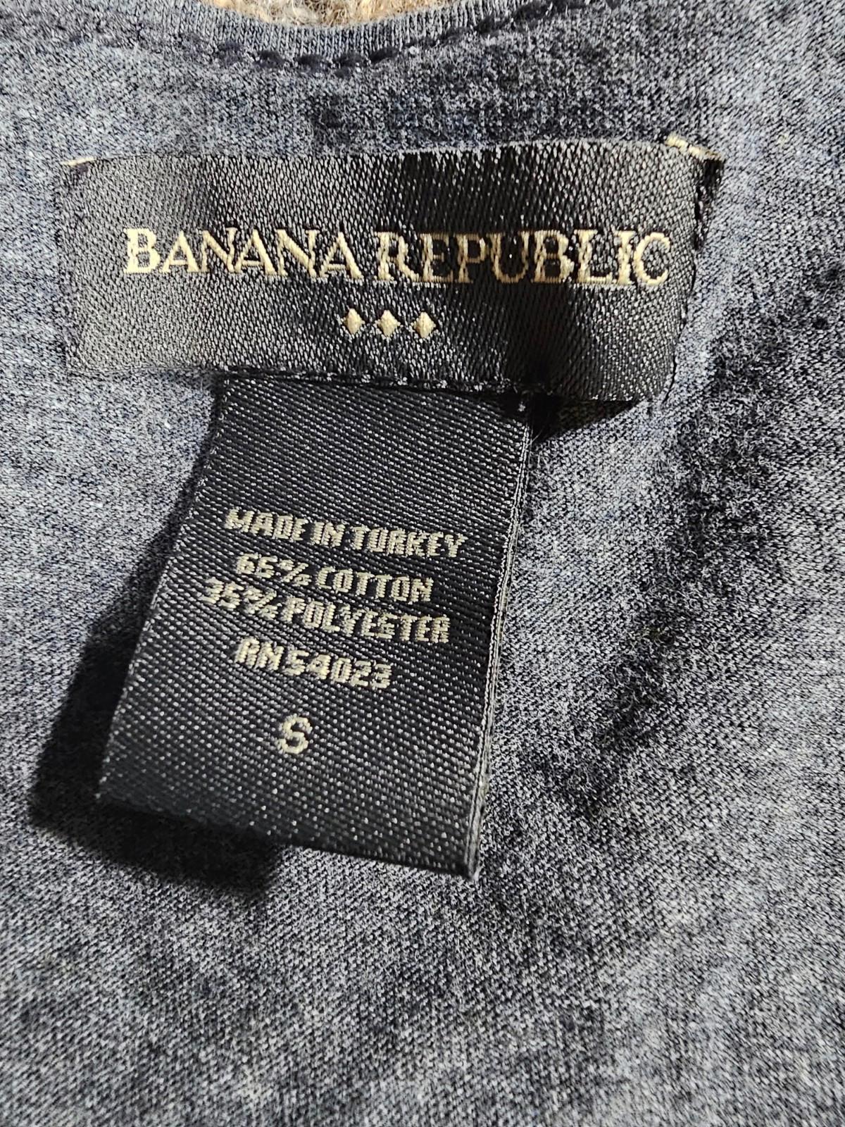 Banana Republic Sleeveless Tieback Top Gray Small