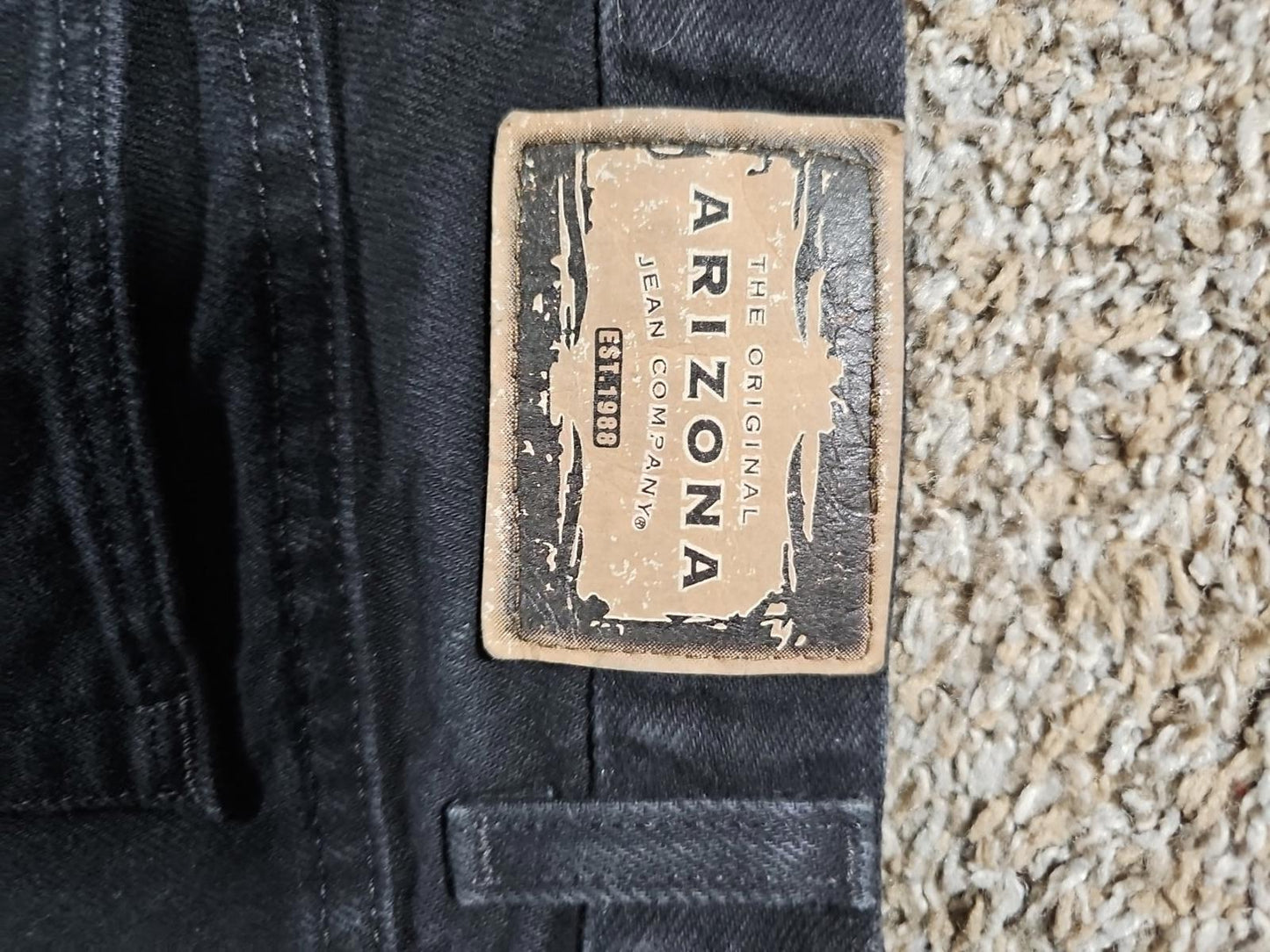 Arizona Jeans Relaxed Fit Black 42x34