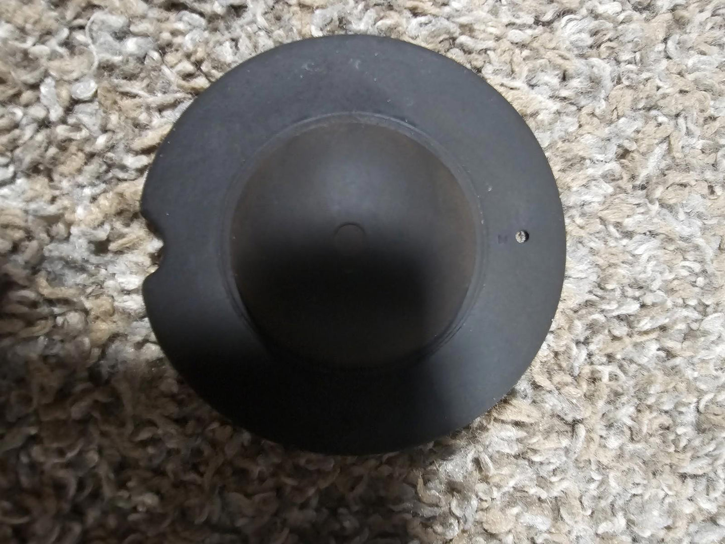 ceramic diner-style coffee mug with a black tribal-style graphic HEAVY