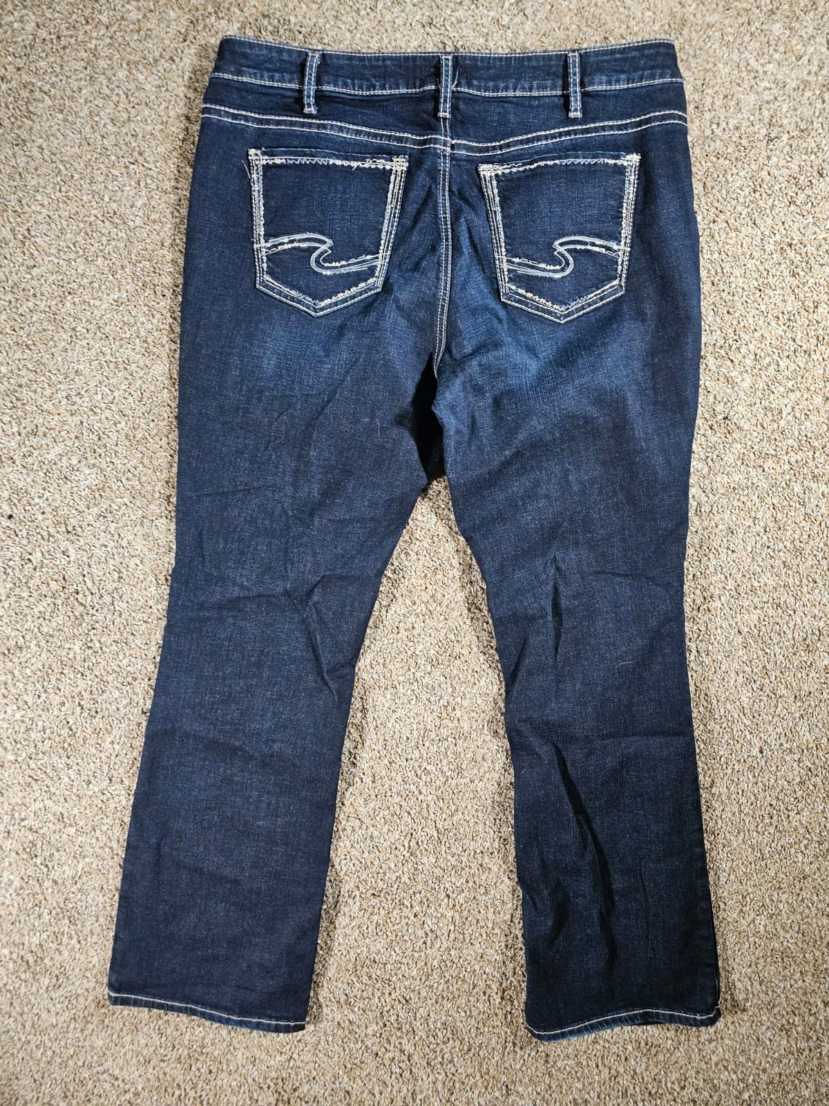 Silver Jeans SUKI Slim Boot Size 18x33L