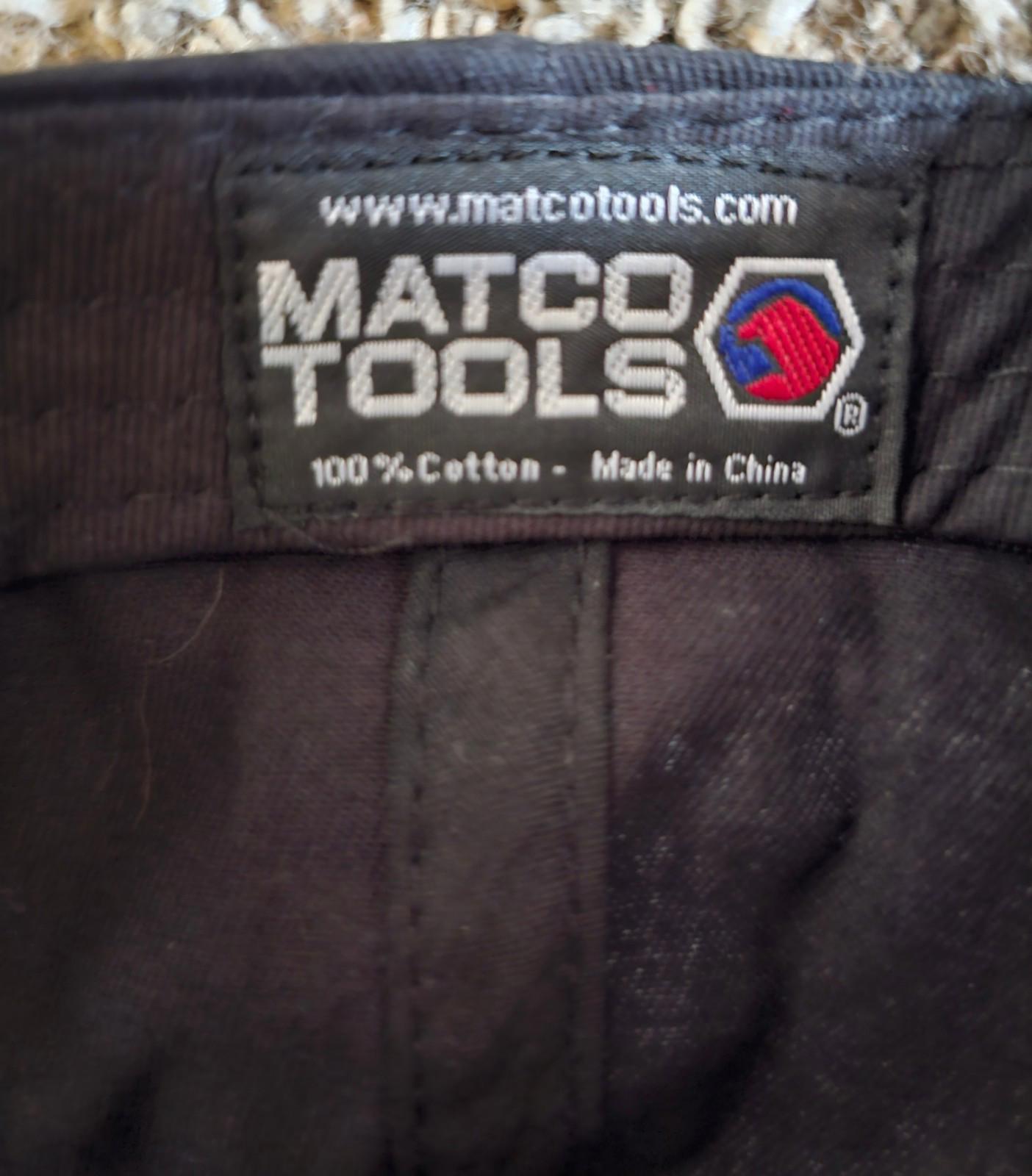 Matco Tools Winner's Circle Snapback Black Red Baseball Hat