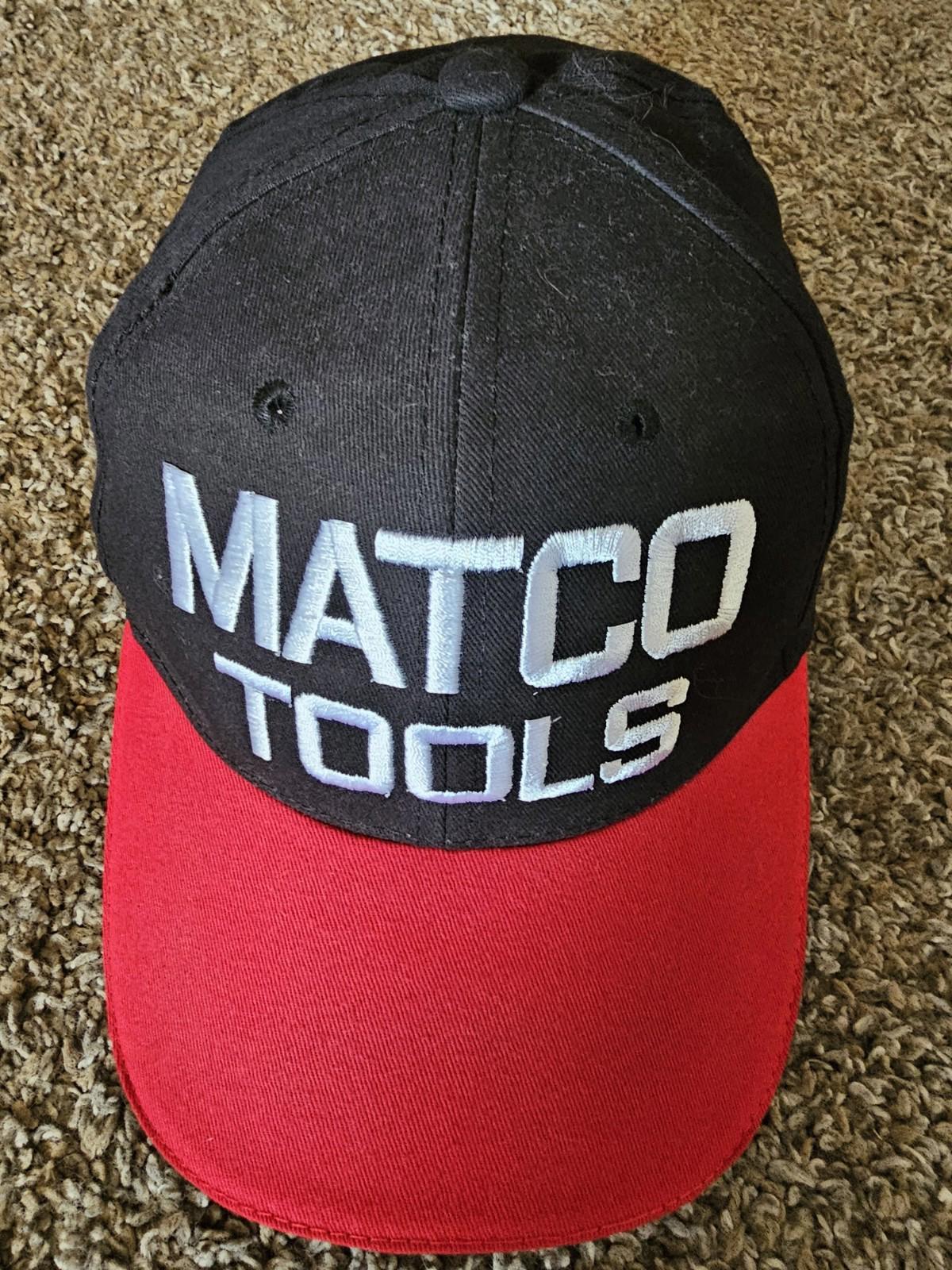 Matco Tools Winner's Circle Snapback Black Red Baseball Hat