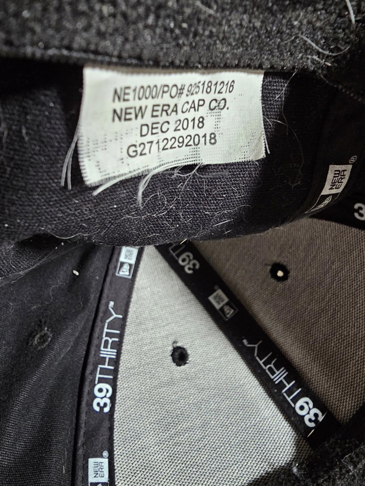 NewEra 39Thirty black on black TREK hat L/XL