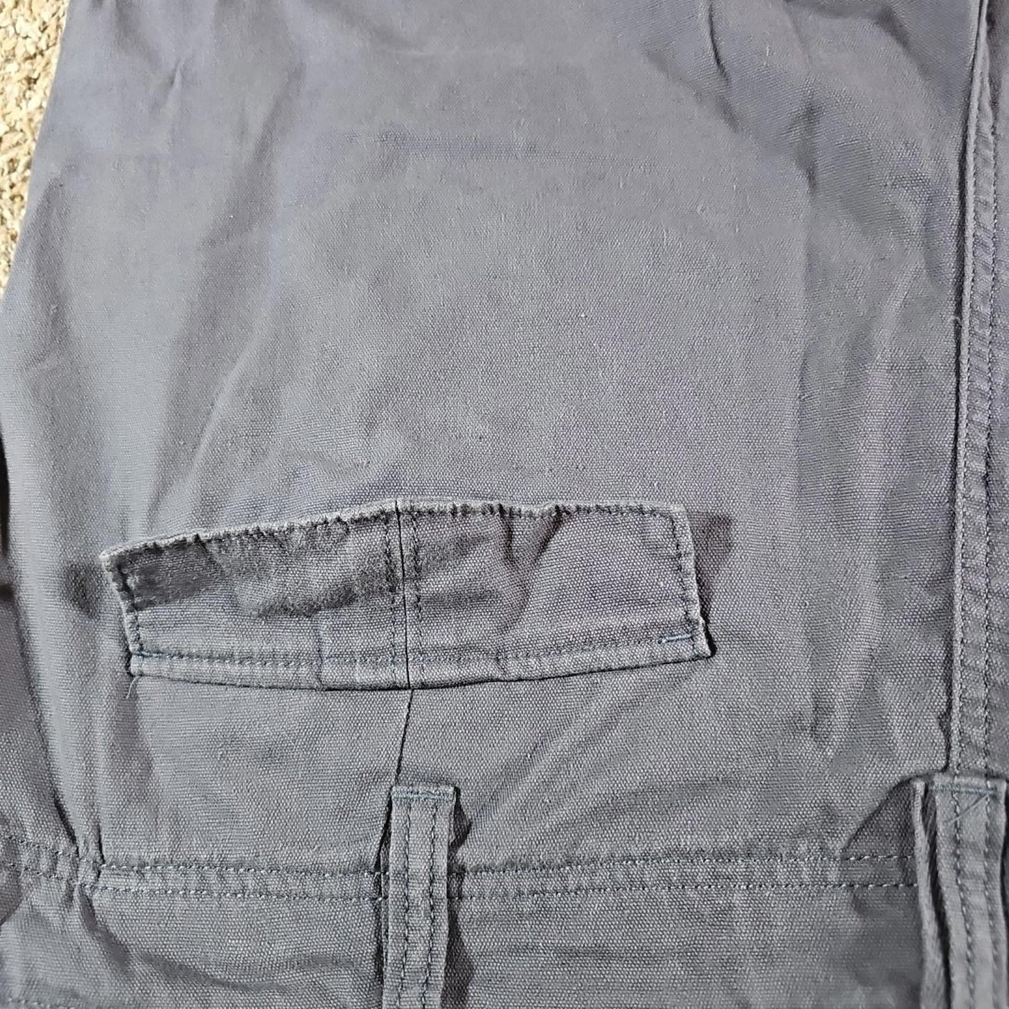 Marc Anthony Sz 40 Linen Blue Gray Shorts