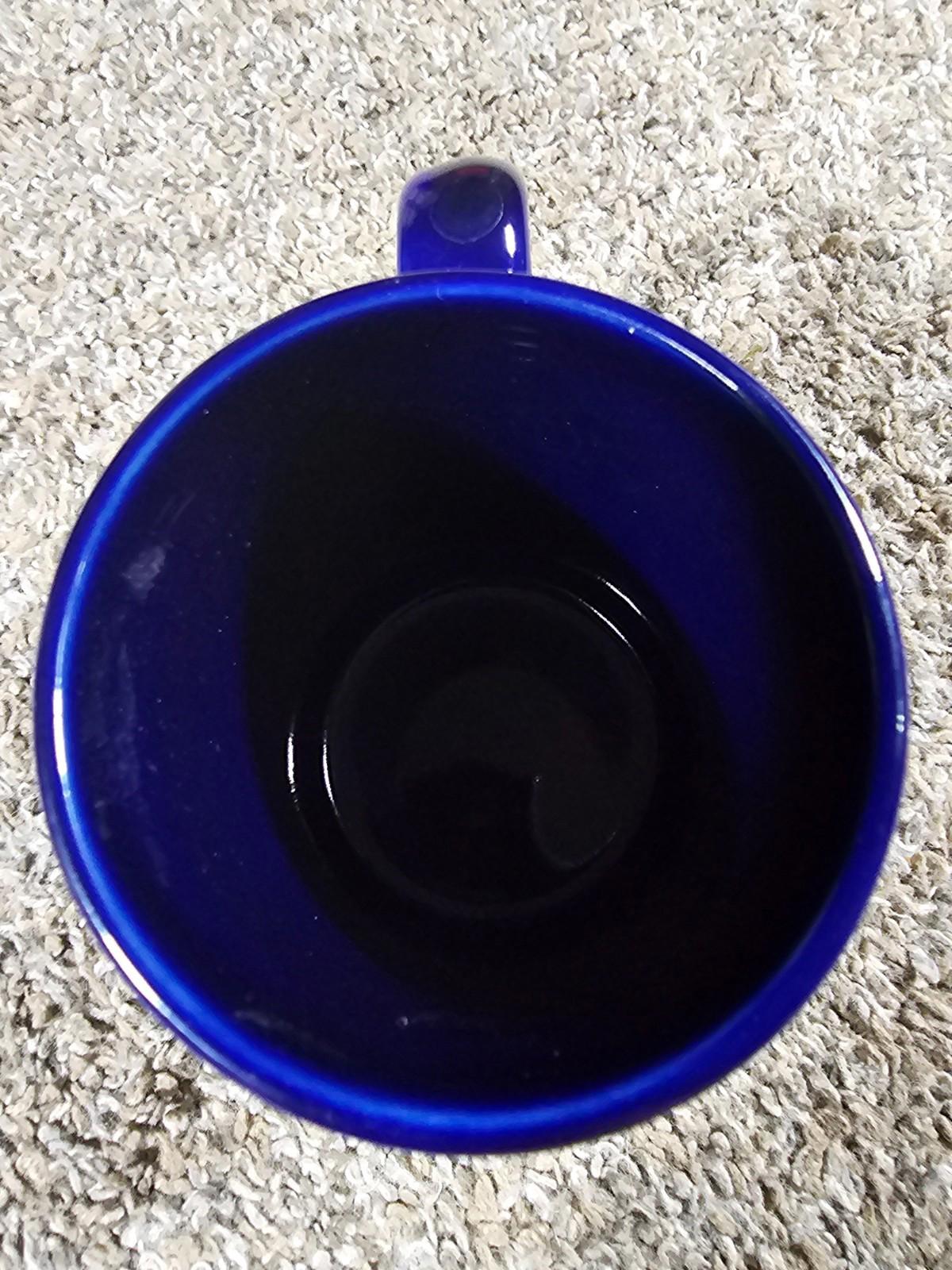 costa victoria coffee mug Blue & Gold