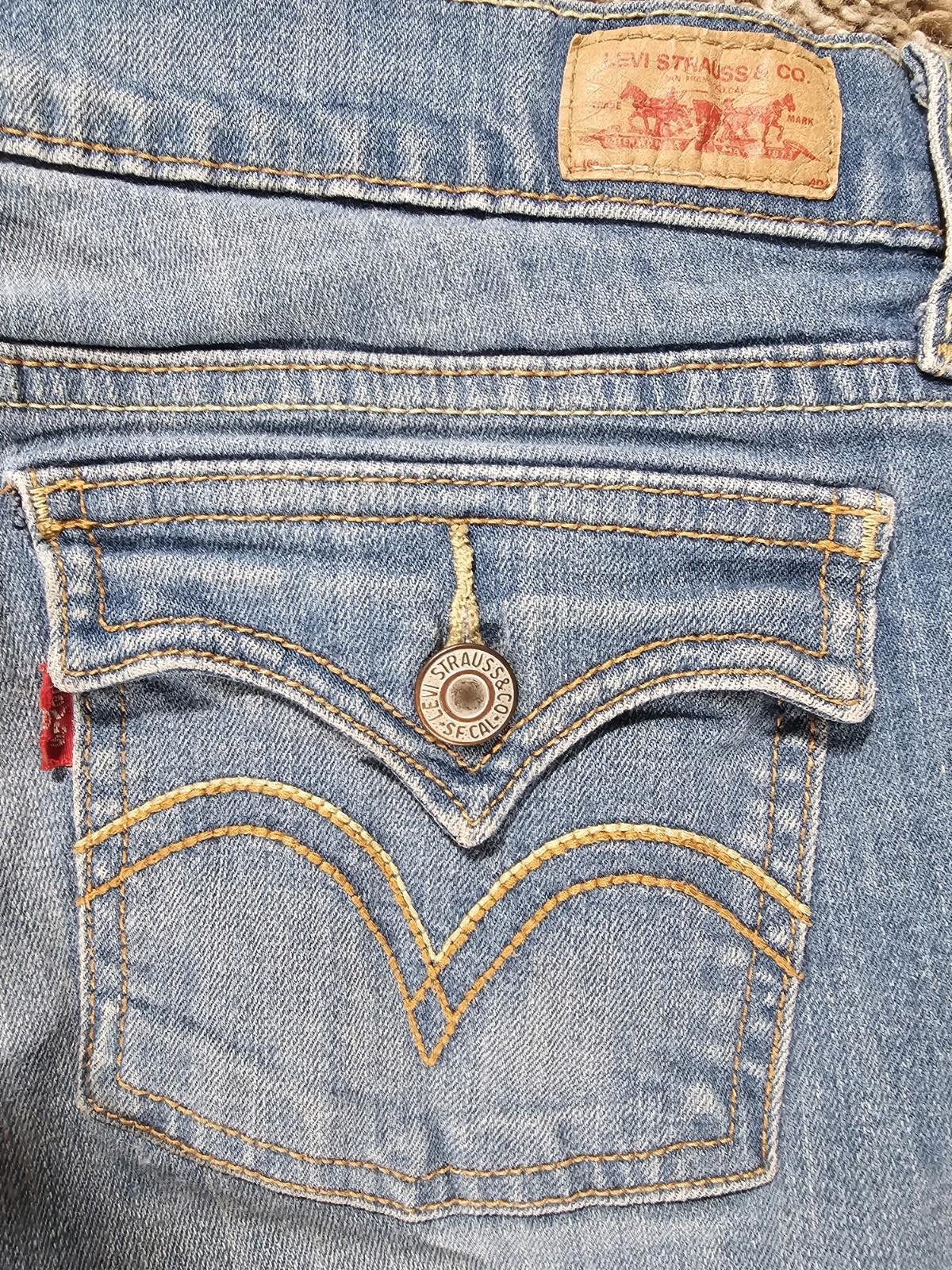 Levis 524 Jeans Womens 7M Too Superlow Skinny Low Rise