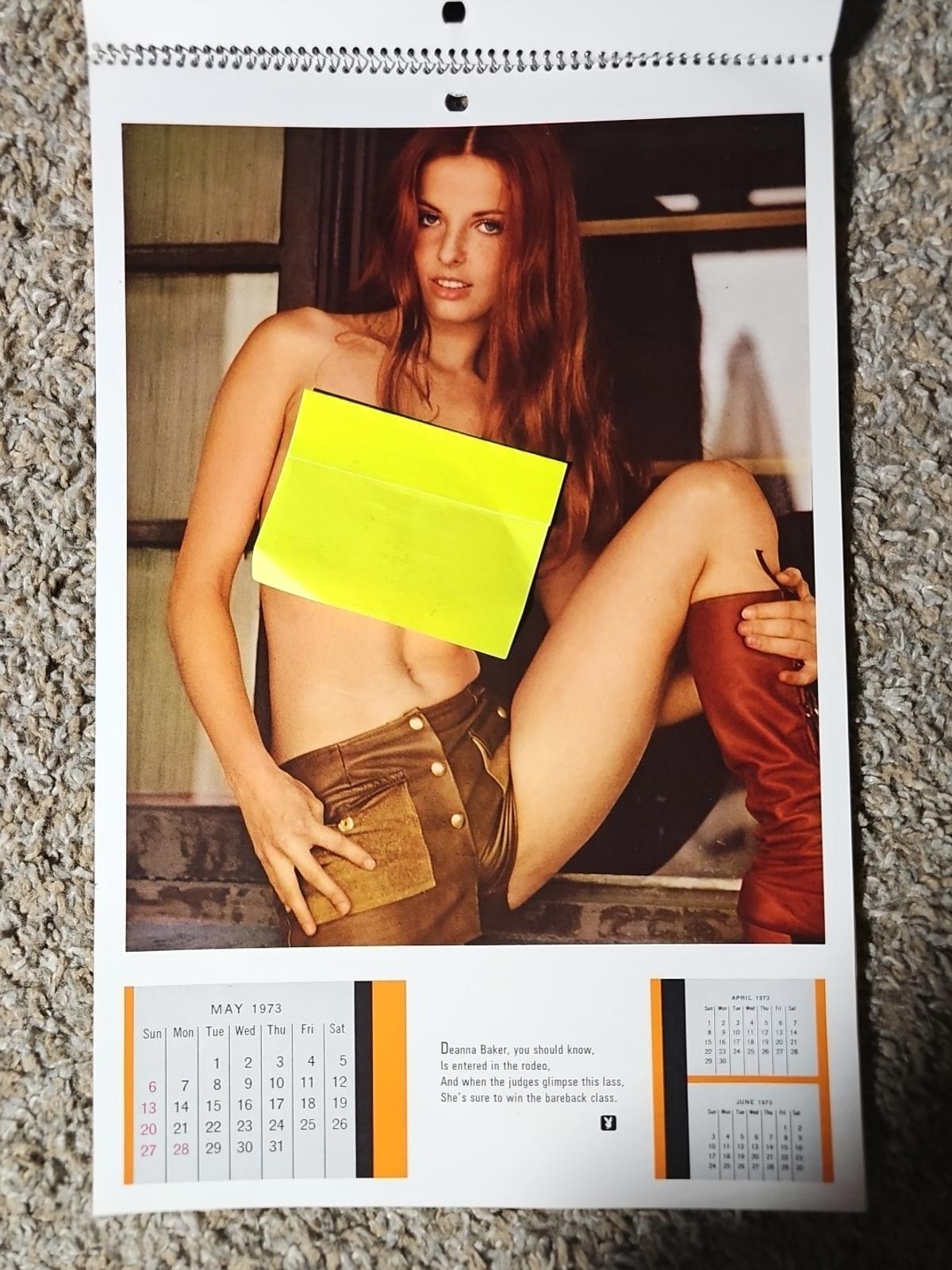 PLAYBOY 1973 PLAYMATE CALENDAR IN ORIGINAL SLEEVE