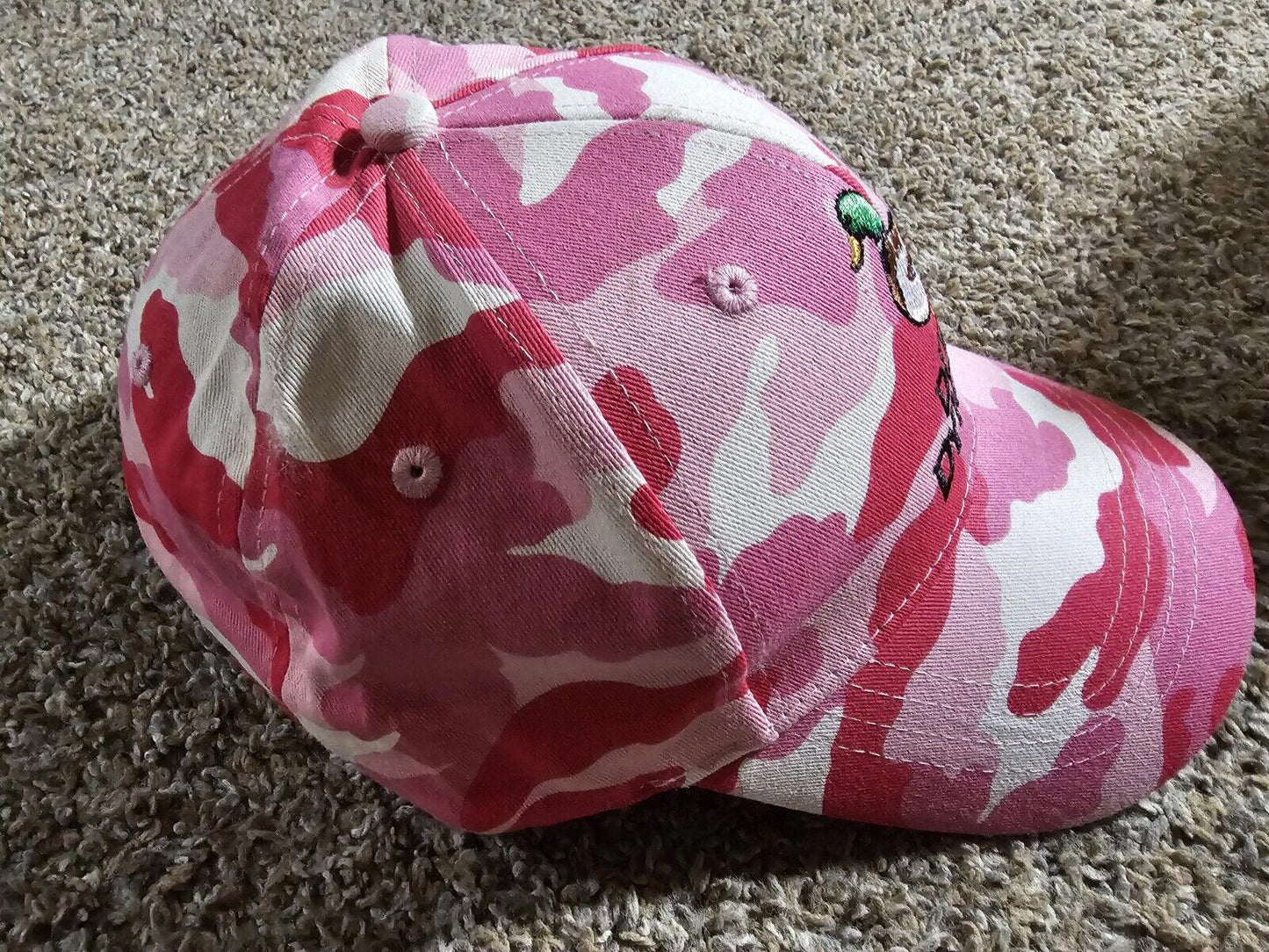 Duck Dynasty Camo Baseball Cap Hat Womens One Size Pink