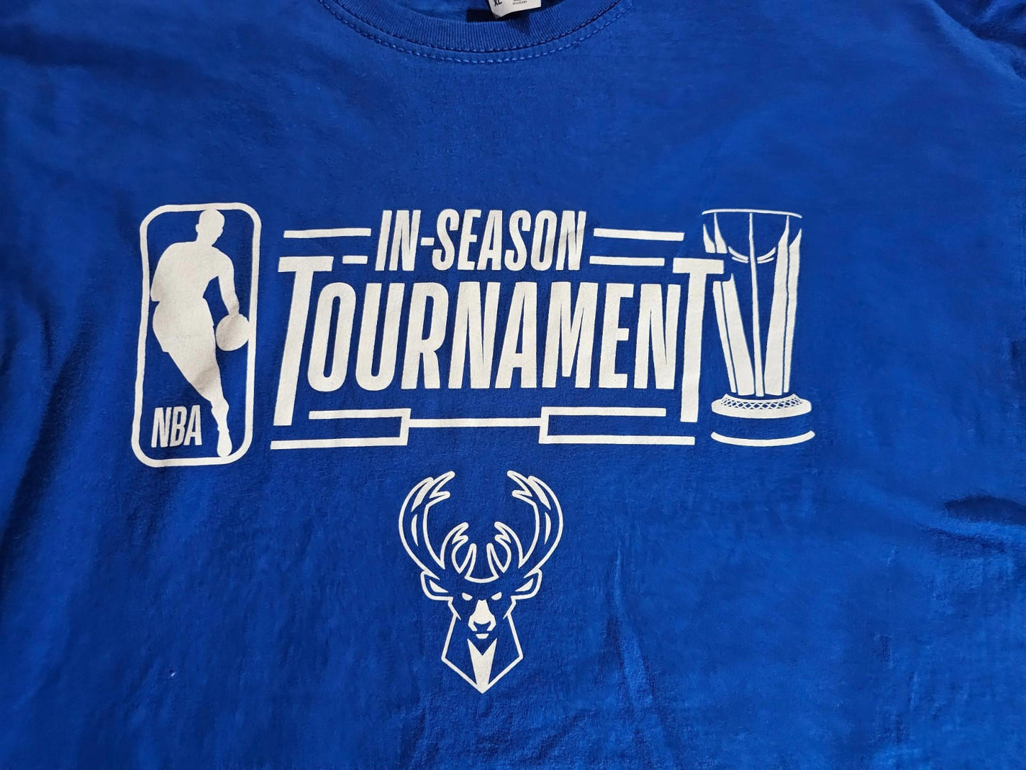 2023 NBA In Season Tournament Shirt Milwaukee Bucks Mens XL