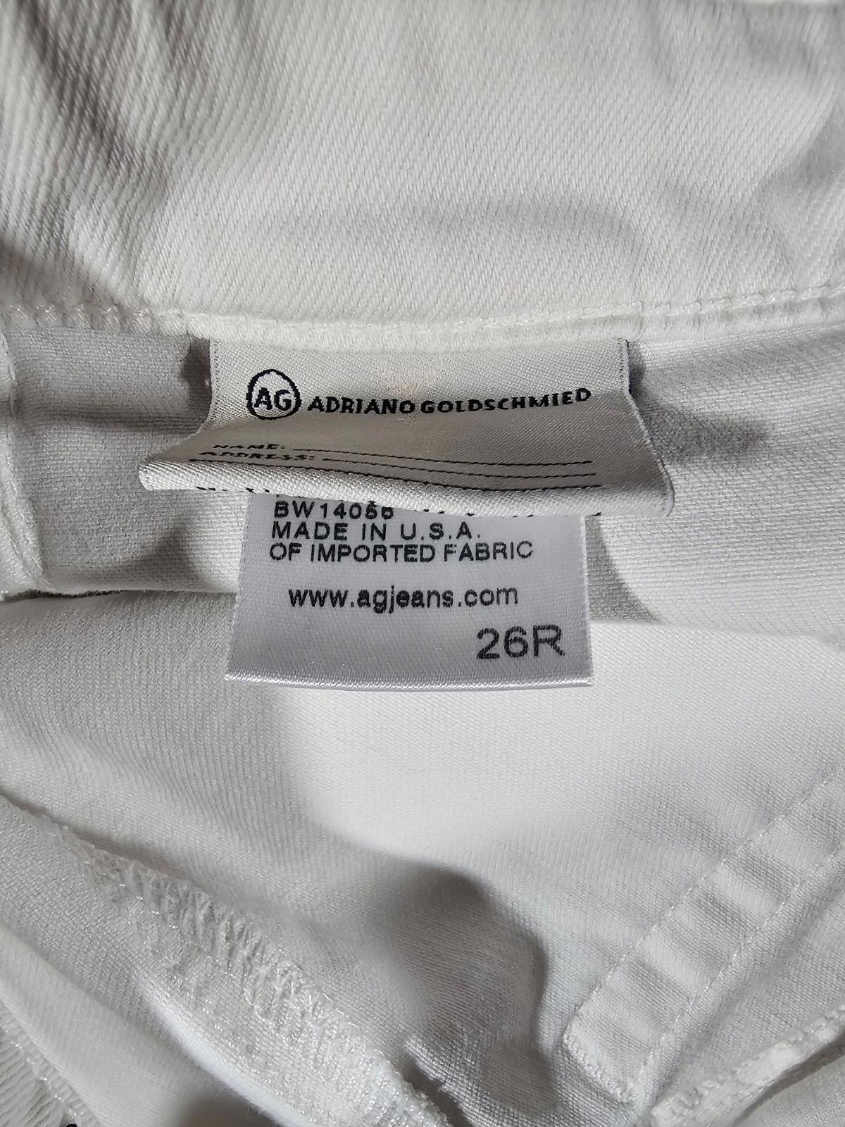 AG Adriano Goldschmeid Jeans 26R Legging Ankle Super Skinny