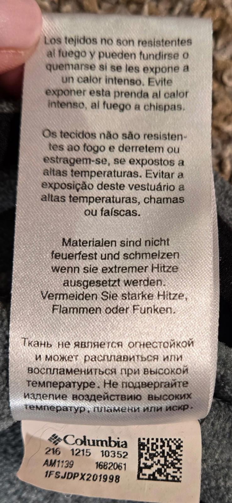 Columbia Sweater Men S Gray Hiking Fleece Sweatshirt Henley