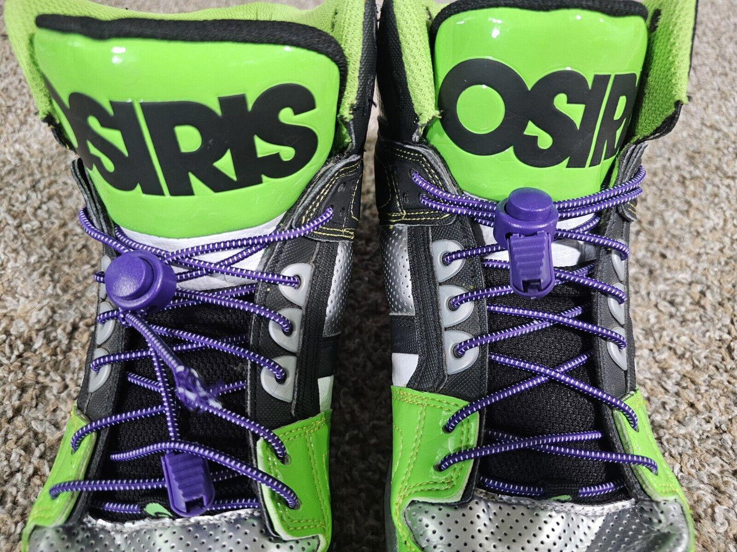 Osiris NYC 83 CHSP121 Size 8.5 Quick Lace Skateboard Shoes
