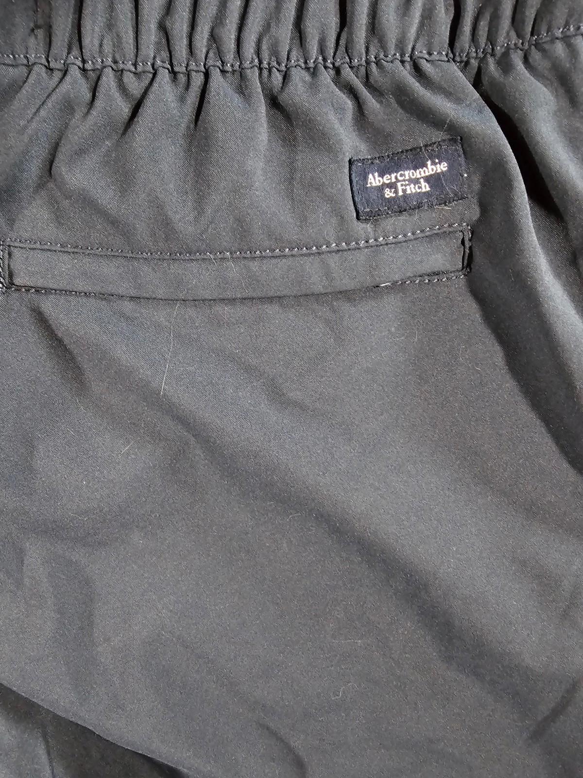Abercrombie & Fitch Dock Shorts Mens Small Stretch Blue Swim