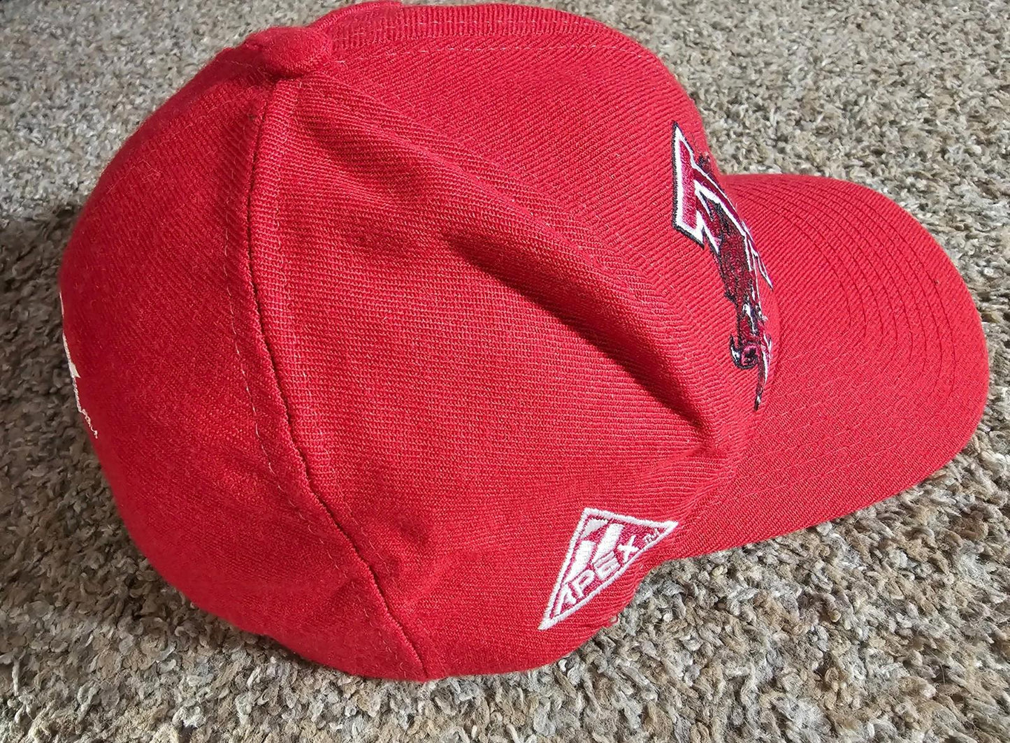 Vintage 90s Arkansas Razorbacks APEX One Snapback Hat NCAA