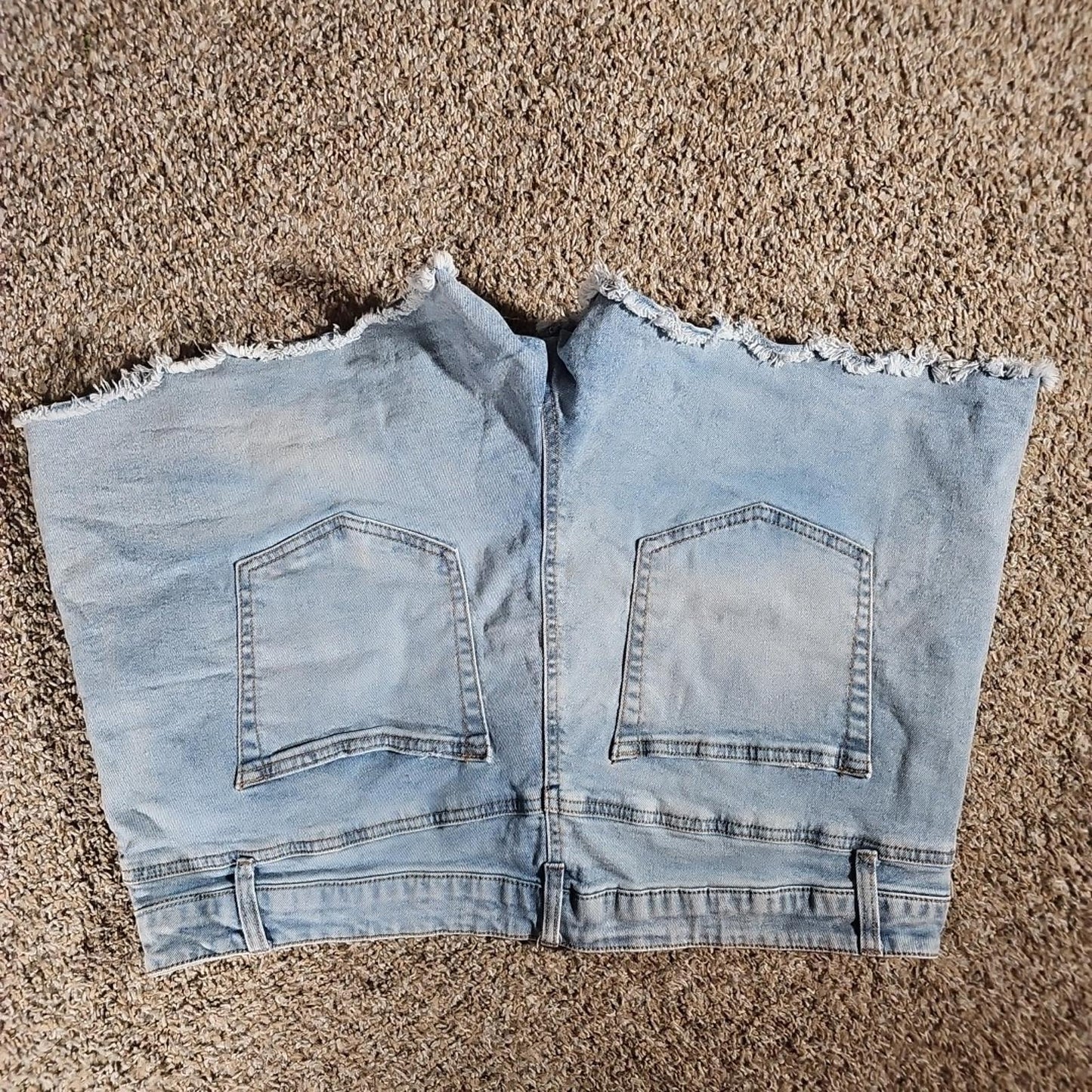 Vanilla Star 20W Distressed Blue Jeans Shorts