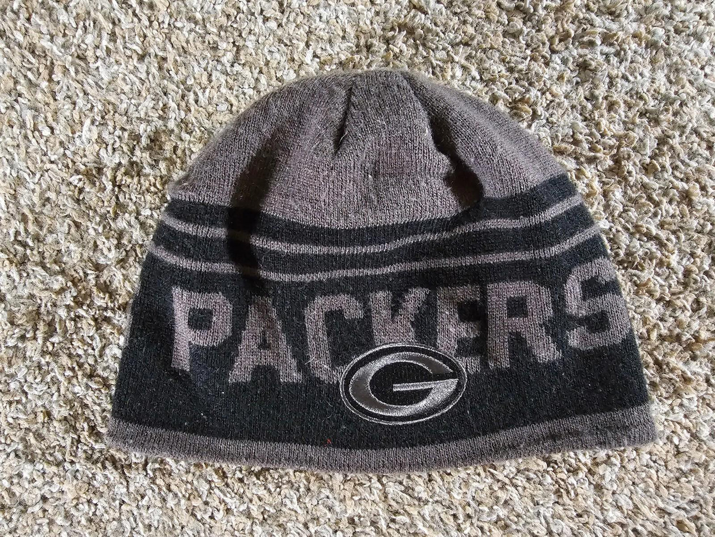 Green Bay Packers Winter Beanie Hat Gray OSFA