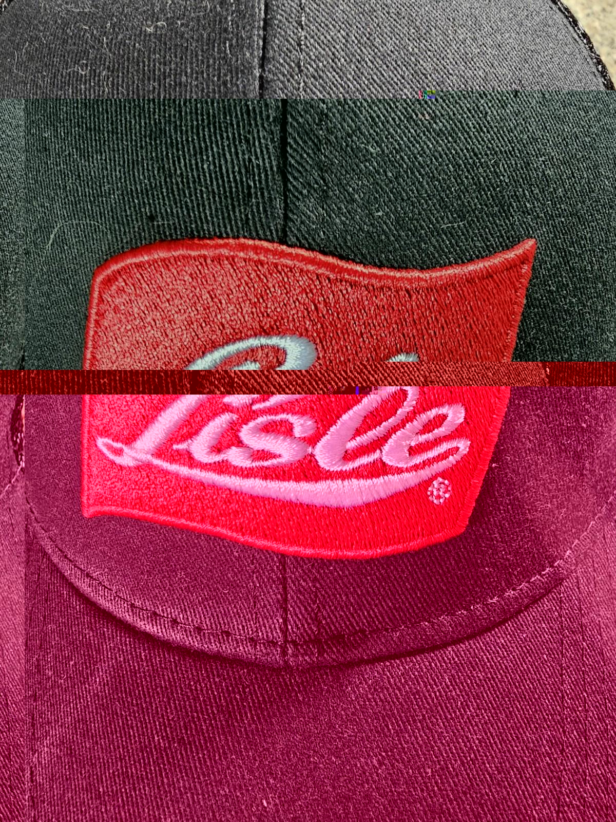 LISLE TOOLS Baseball Hat Cap Black Mesh Snapback