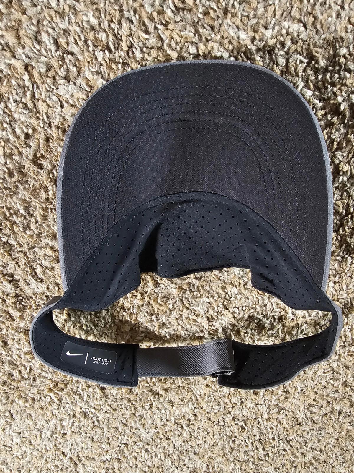 Nike Just Do It Dri-Fit Adjustable Visor - Gray