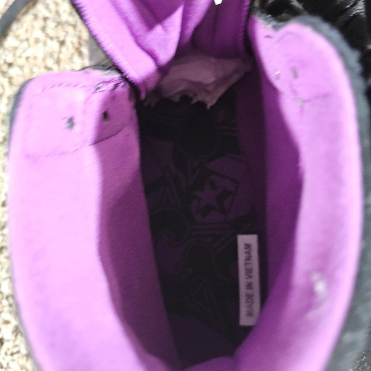 Size 11 - Joe Freshgoods JFG x Converse Pro Leather High Black Purple 170645C