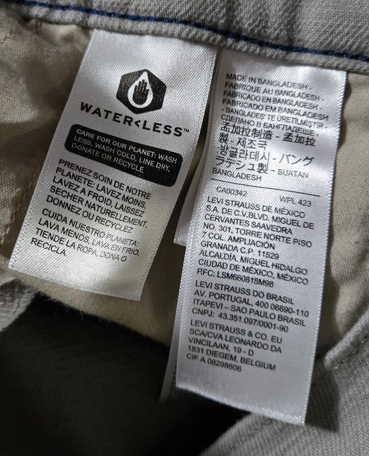 Levis XX Chino Standard Taper Pants Size 34 X 30 See Pics