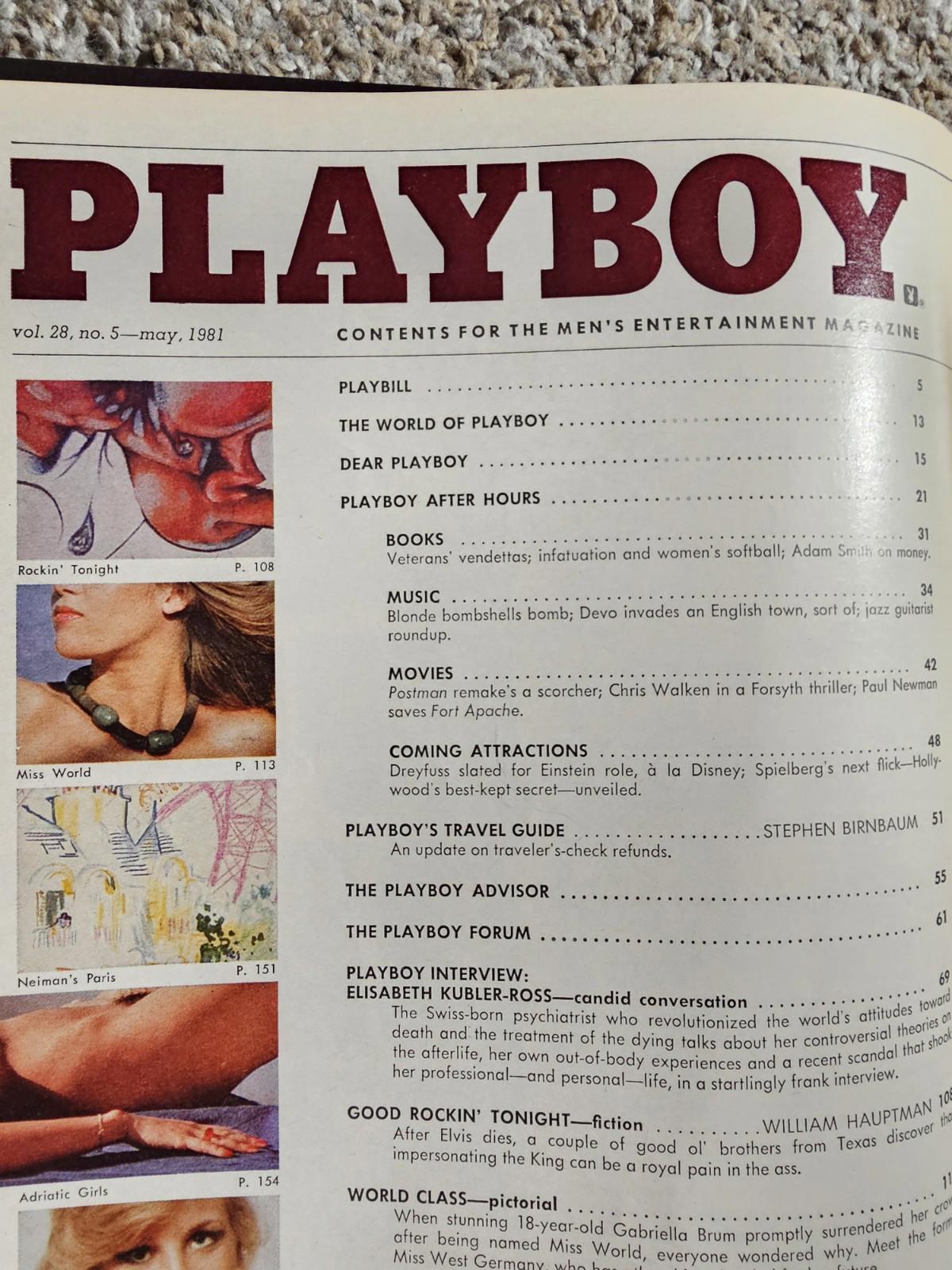 Playboy Magazine May 1981 The Dorothy Stratten Story