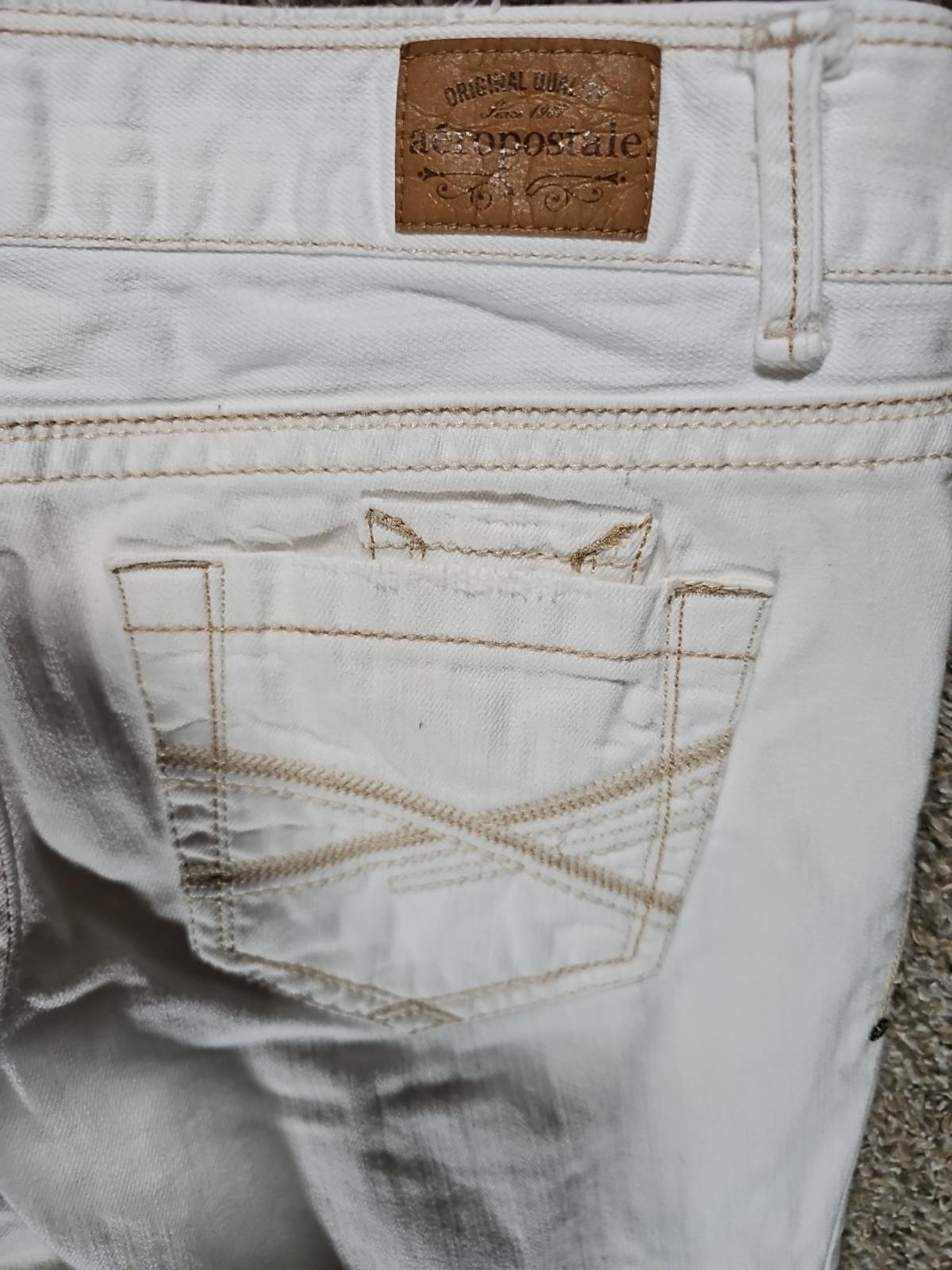 Aeropostale 9/10 White Denim Pants