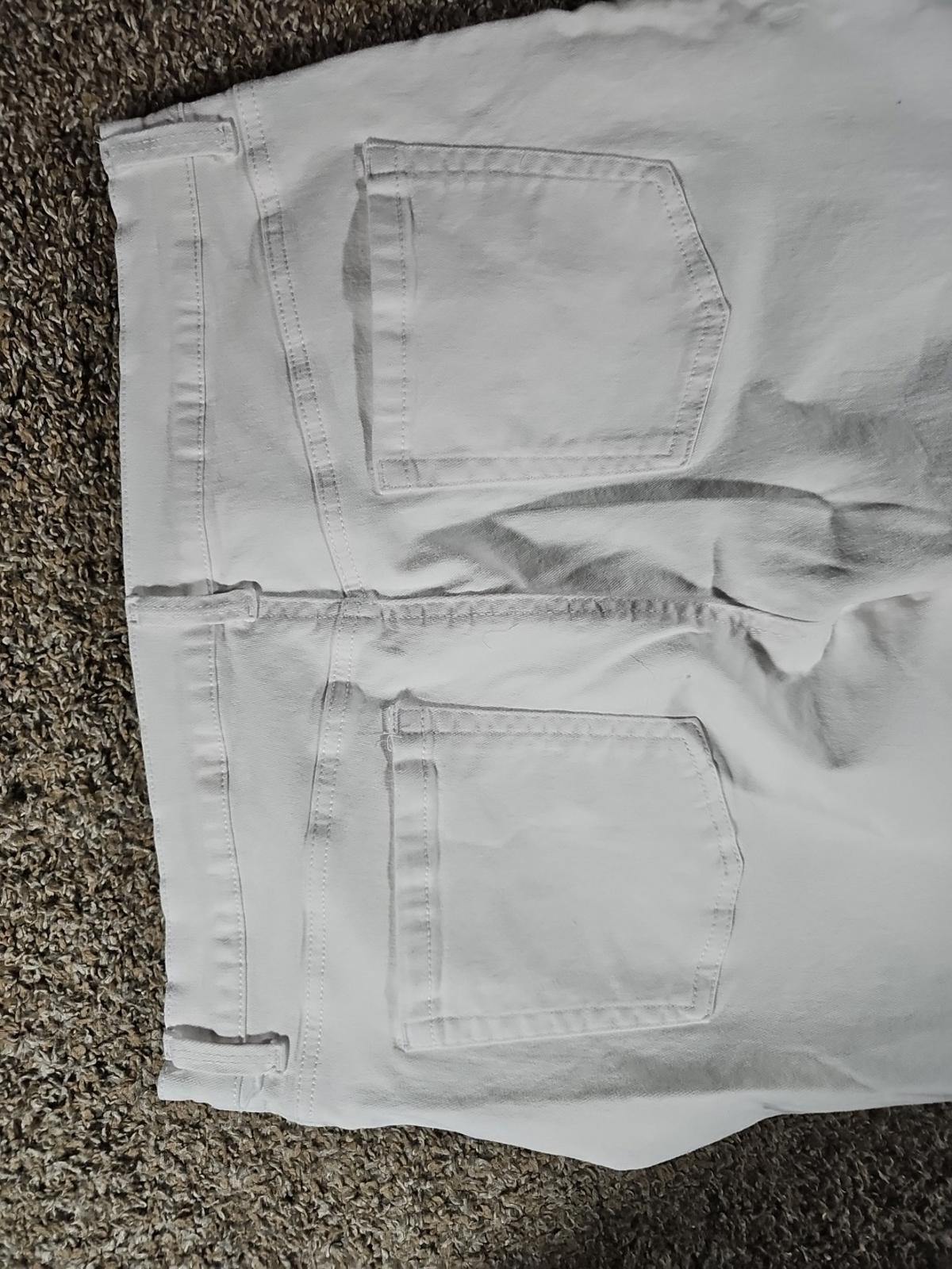 Gloria Vanderbilt Amanda Sz 14 White Jeans
