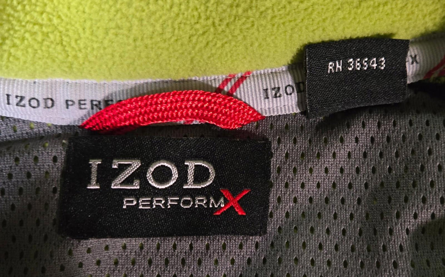 Izod Performance PFX Mens Arctix Microtech 1/4 Zip Fleece M