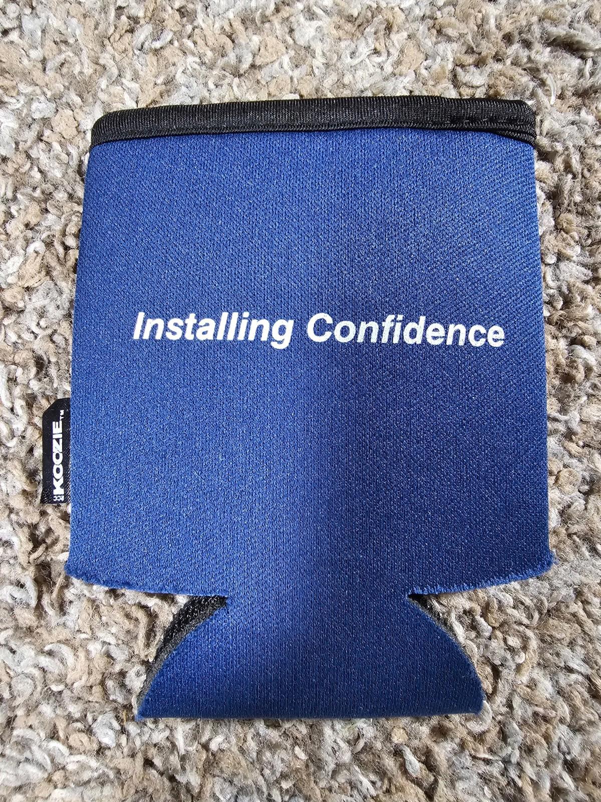 us petroleum can KOOZIE Installing Confidence