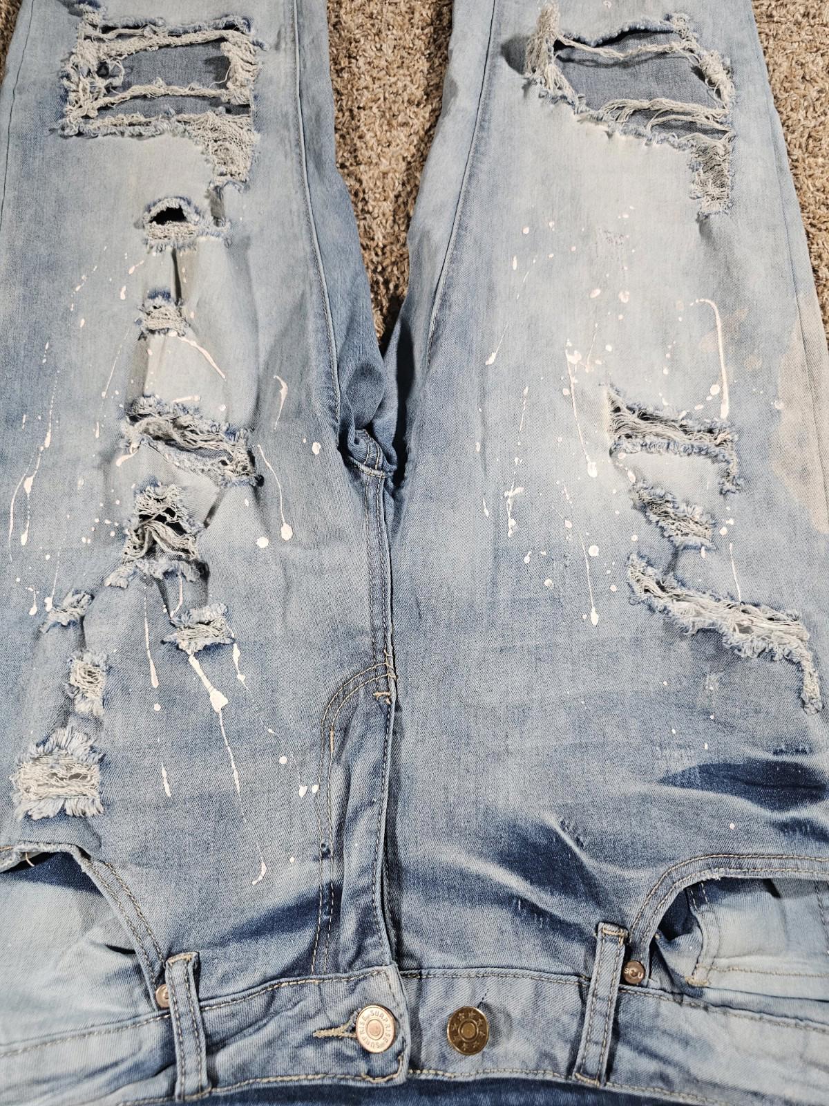 Surprise Surprise Destroyed Jeans Large APPROX 30.5 x 29