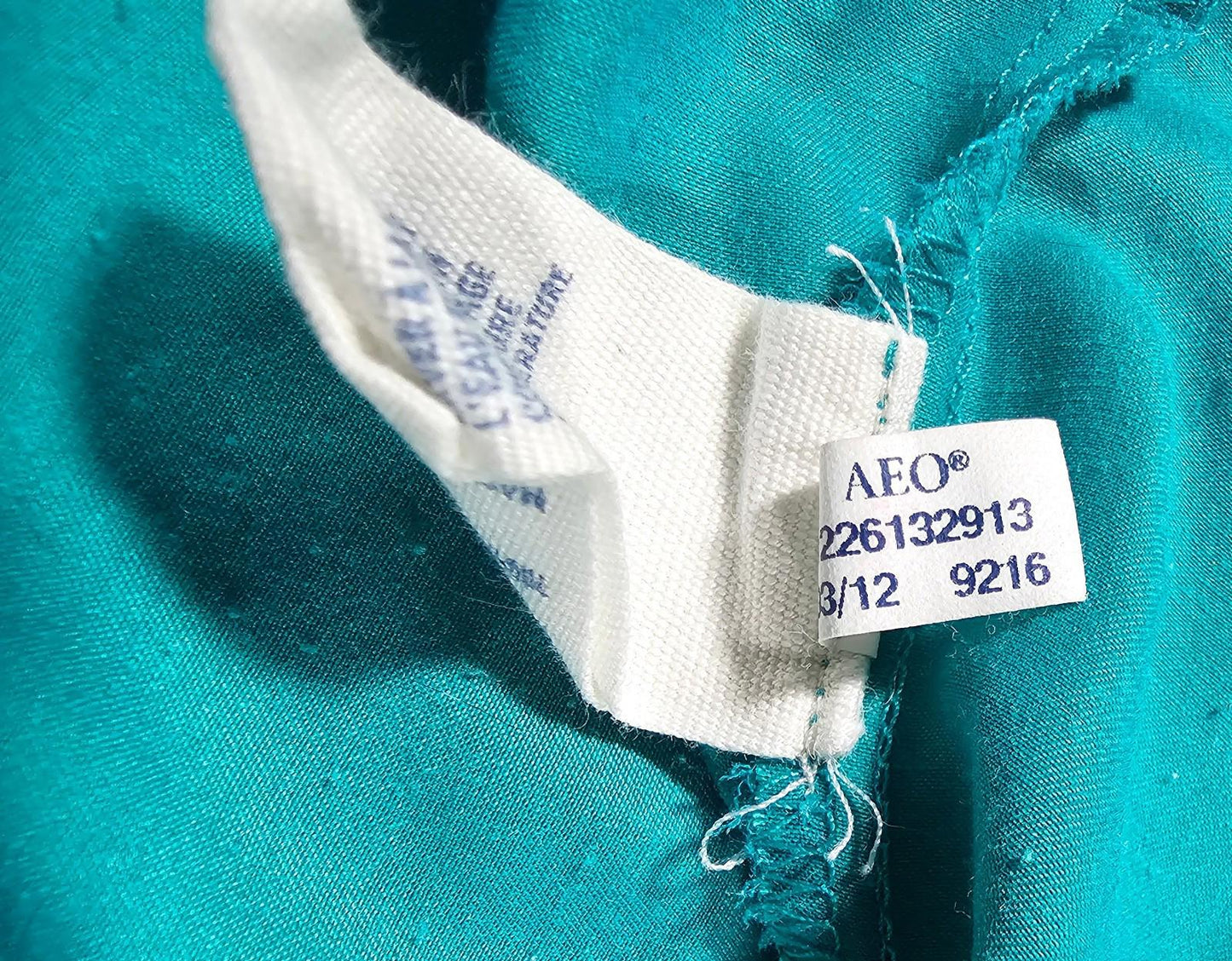AEO American Eagle Outfitters smock dress teal Medium