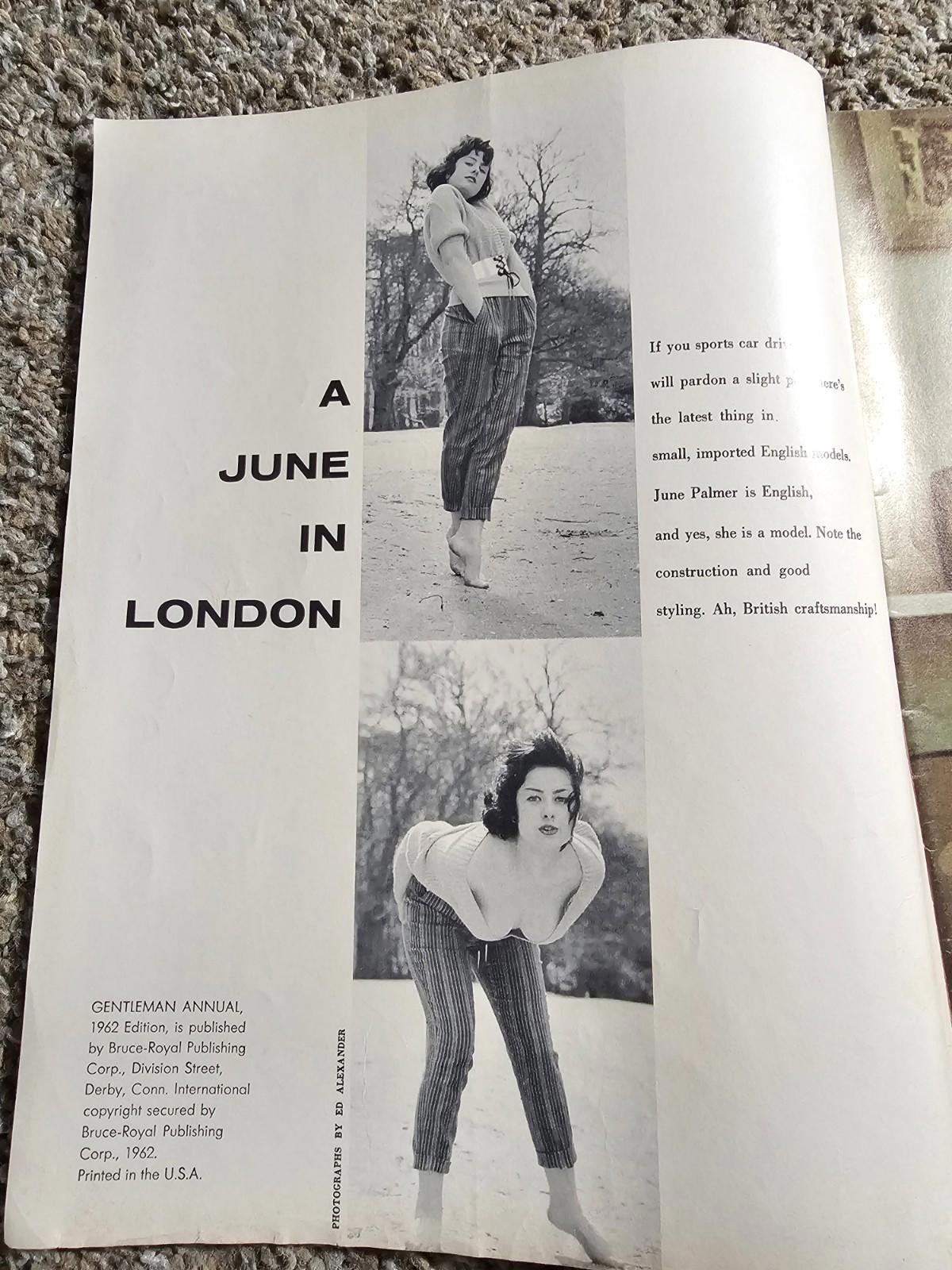 Gentleman Annual 1962 June Palmer Bunny Yeager Photography Pinups