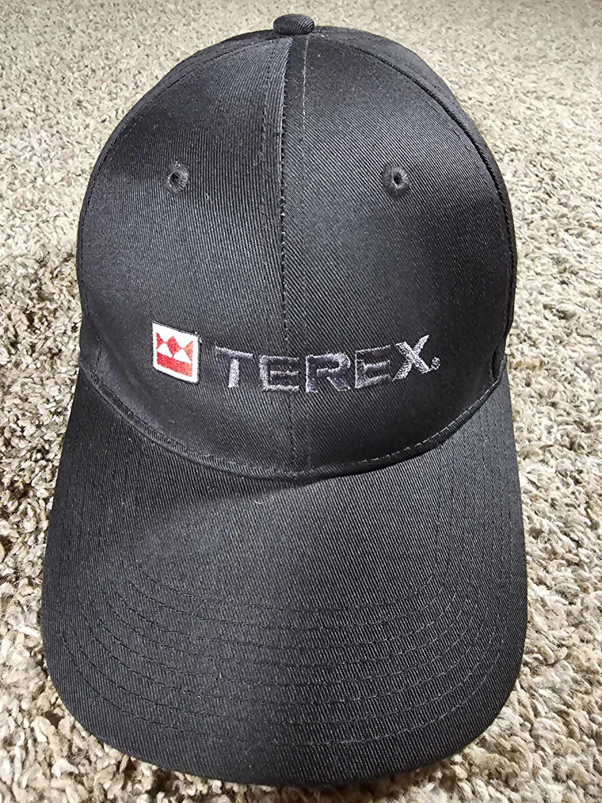TEREX Ball Cap/Hat Black Adjustable Size Snapback