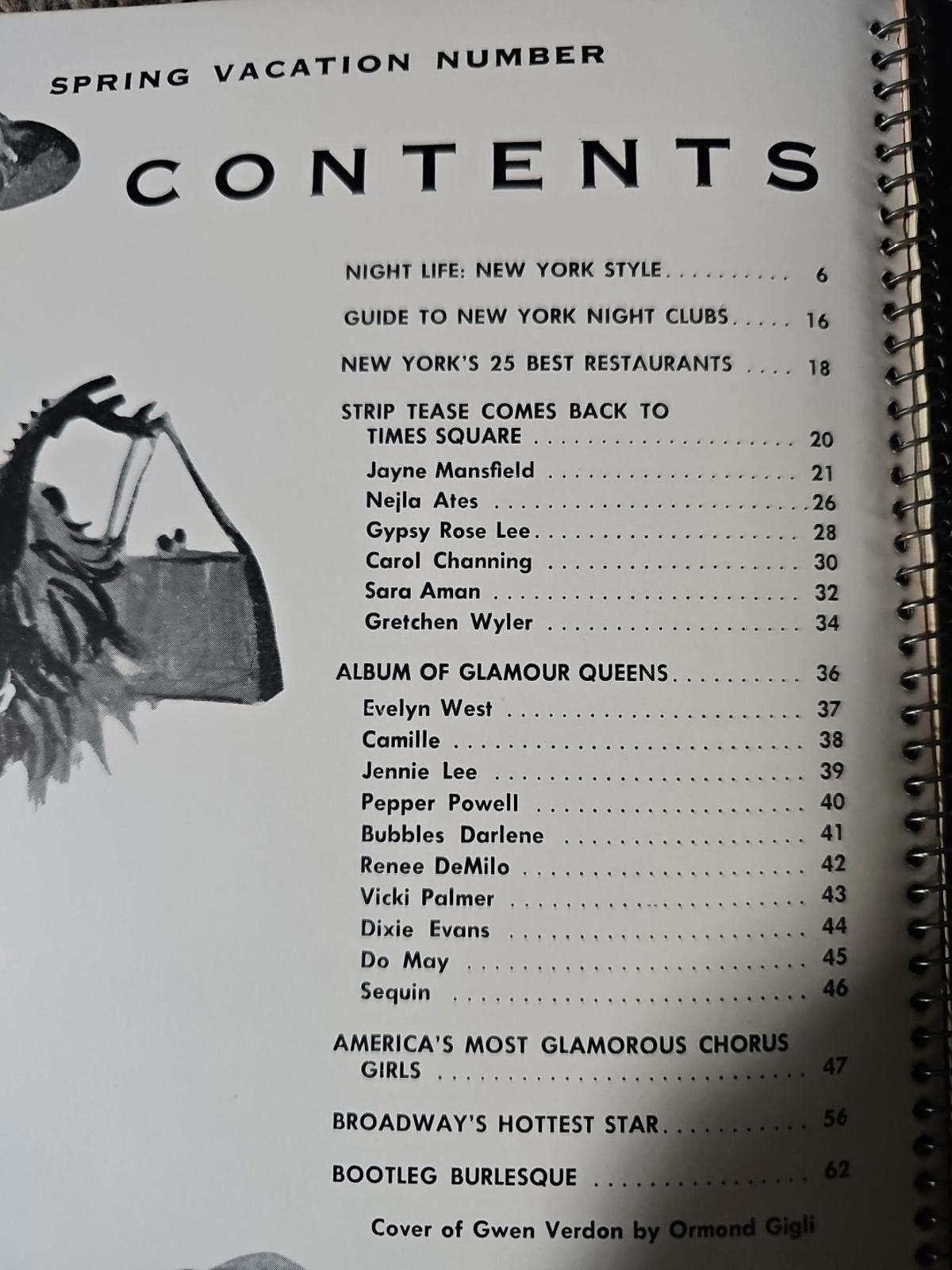 Cabaret Yearbook Vol 2, Jayne Mansfield