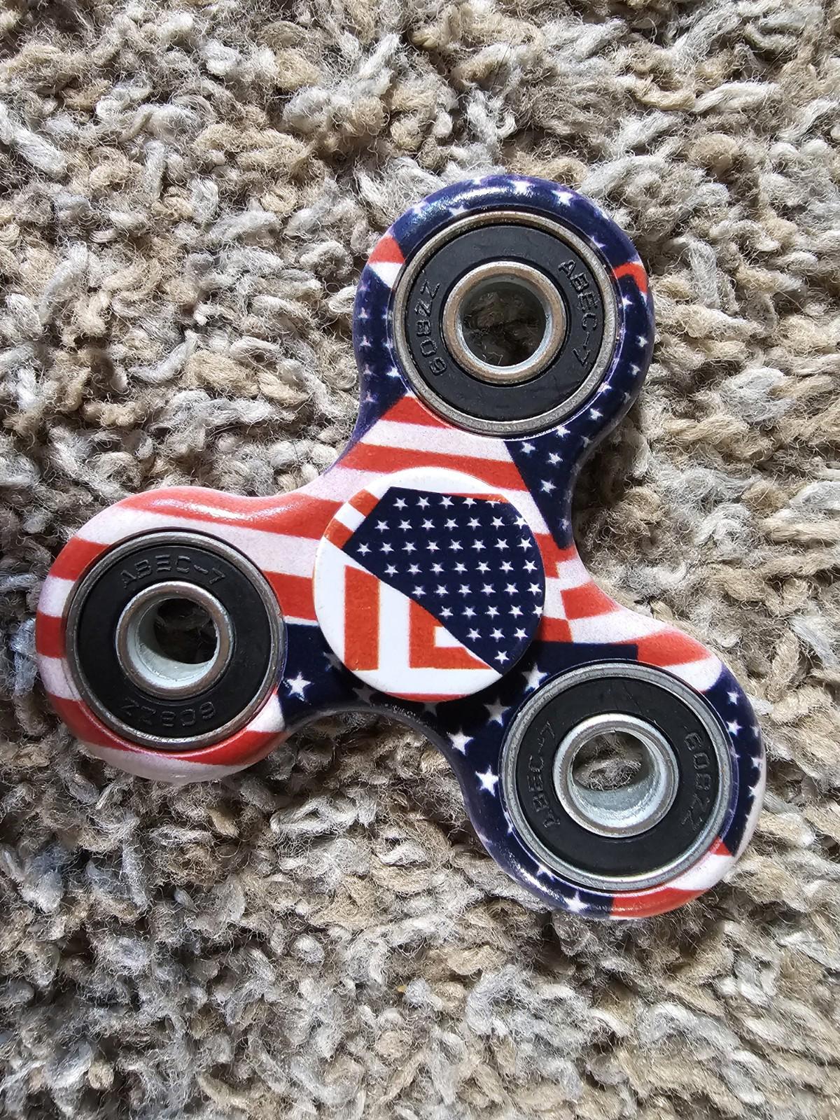 USA American Flag Fidget Spinner