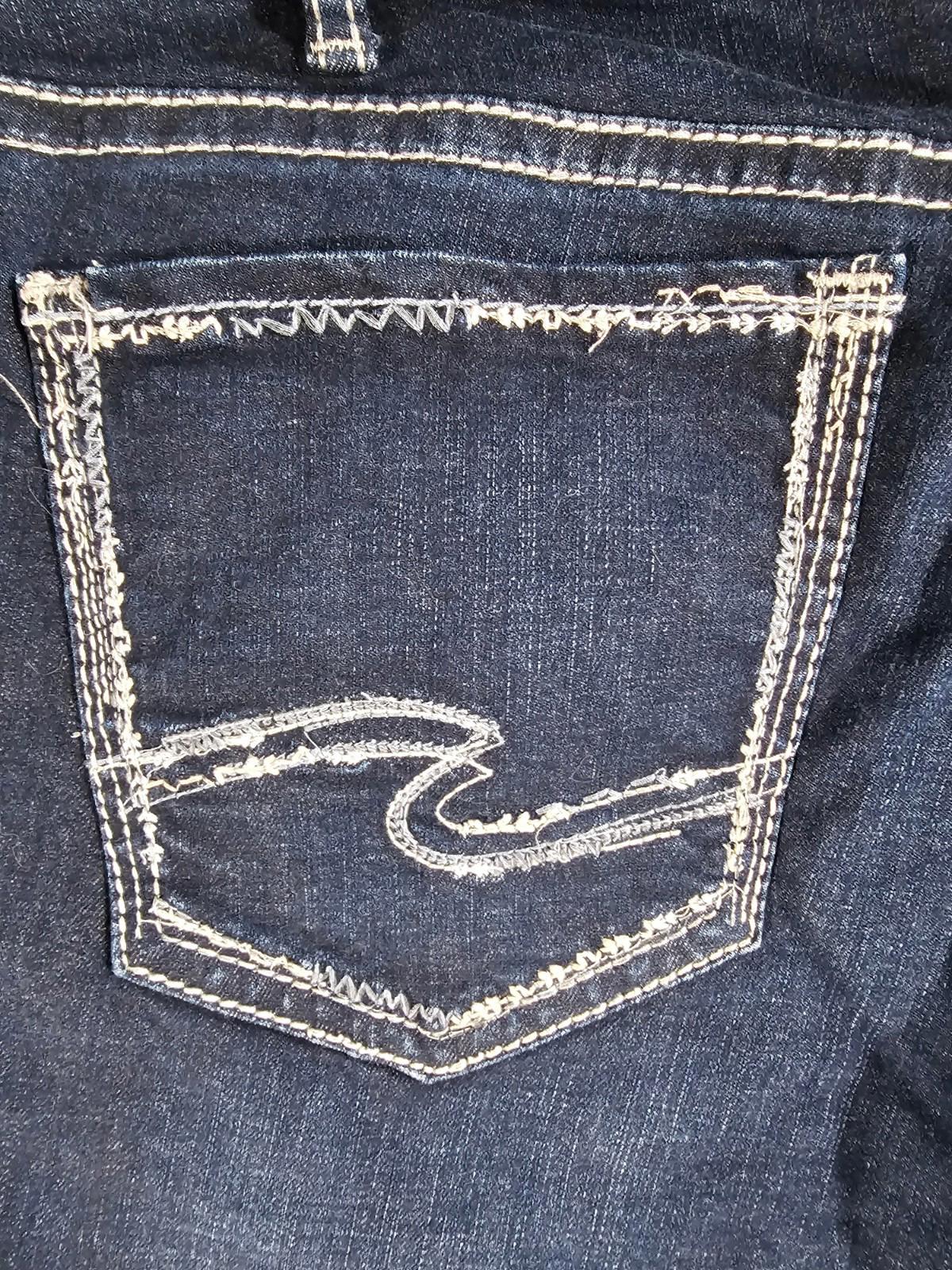 Silver Jeans SUKI Slim Boot Size 18x33L
