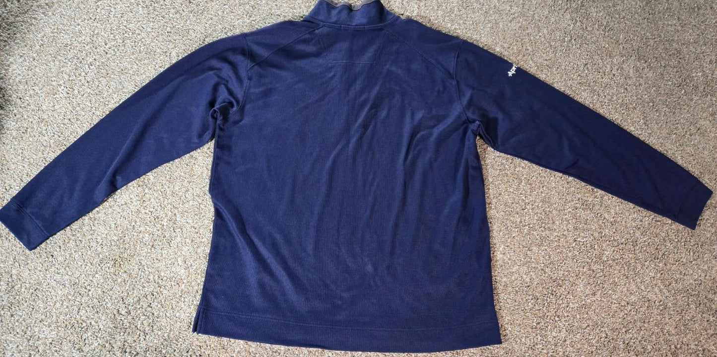 AprilAire Port Authority 1/4 zip blue XL sweatshirt