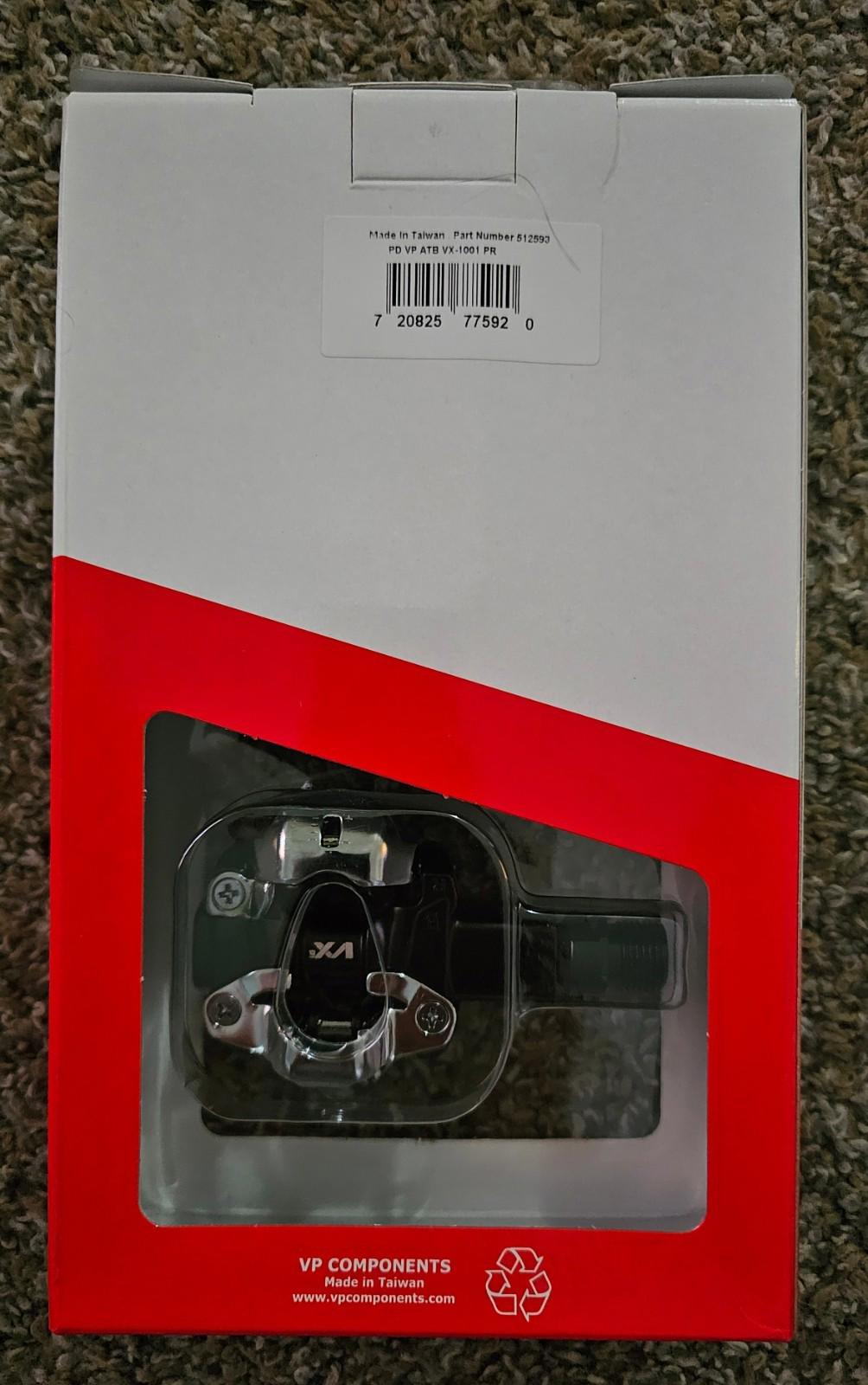 VP Components VX E Series SPD Clipless Pedals VX-1000 9/16" Black NIB