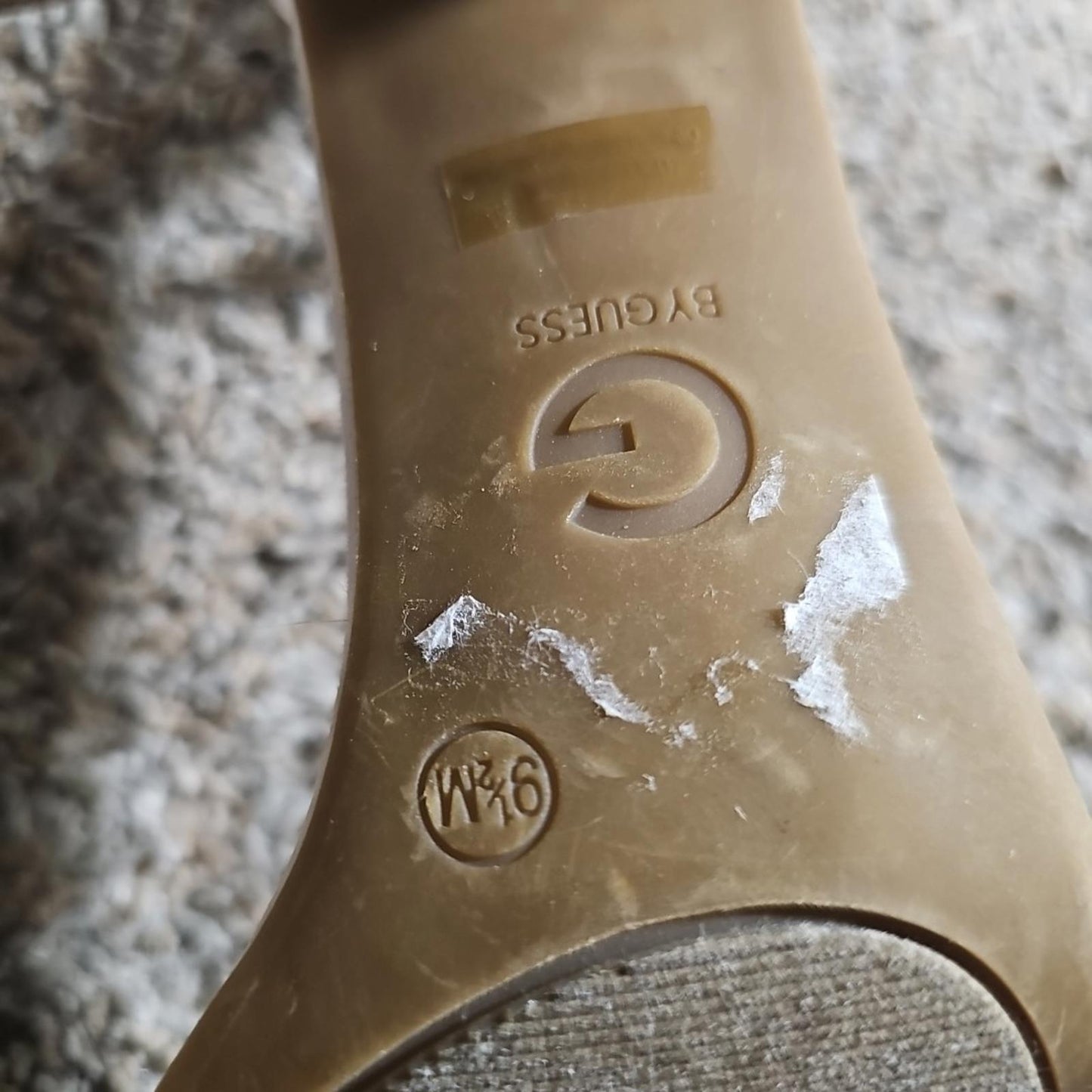 G By Guess Shantel Sandal Strap Open Toe Block Heel 9.5