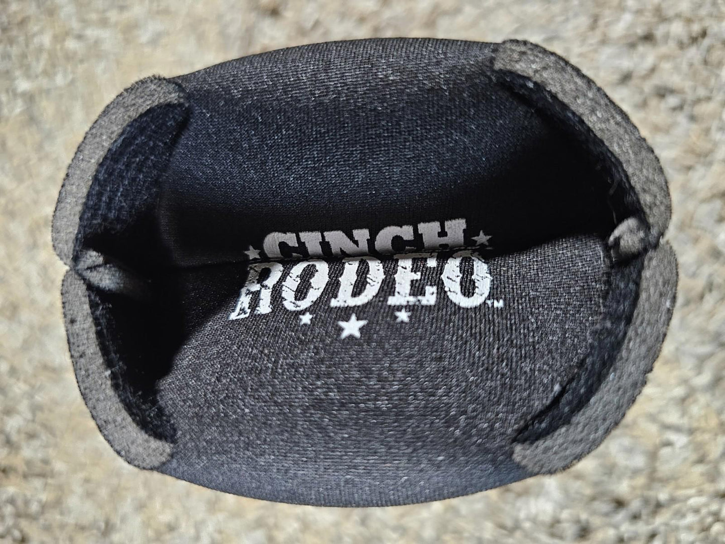 Cinch Worlds Toughest Rodeo Black Can Koozie Insulator