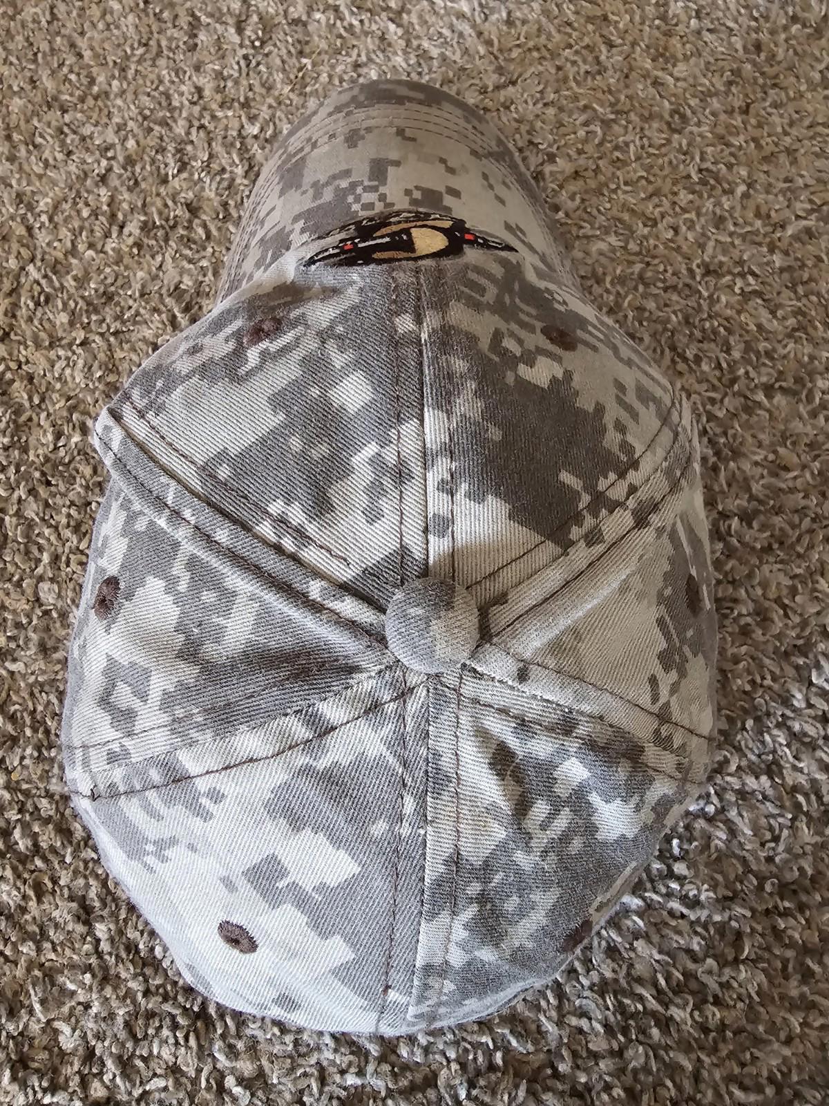 Exelis camo Bear Claw hat Strapback