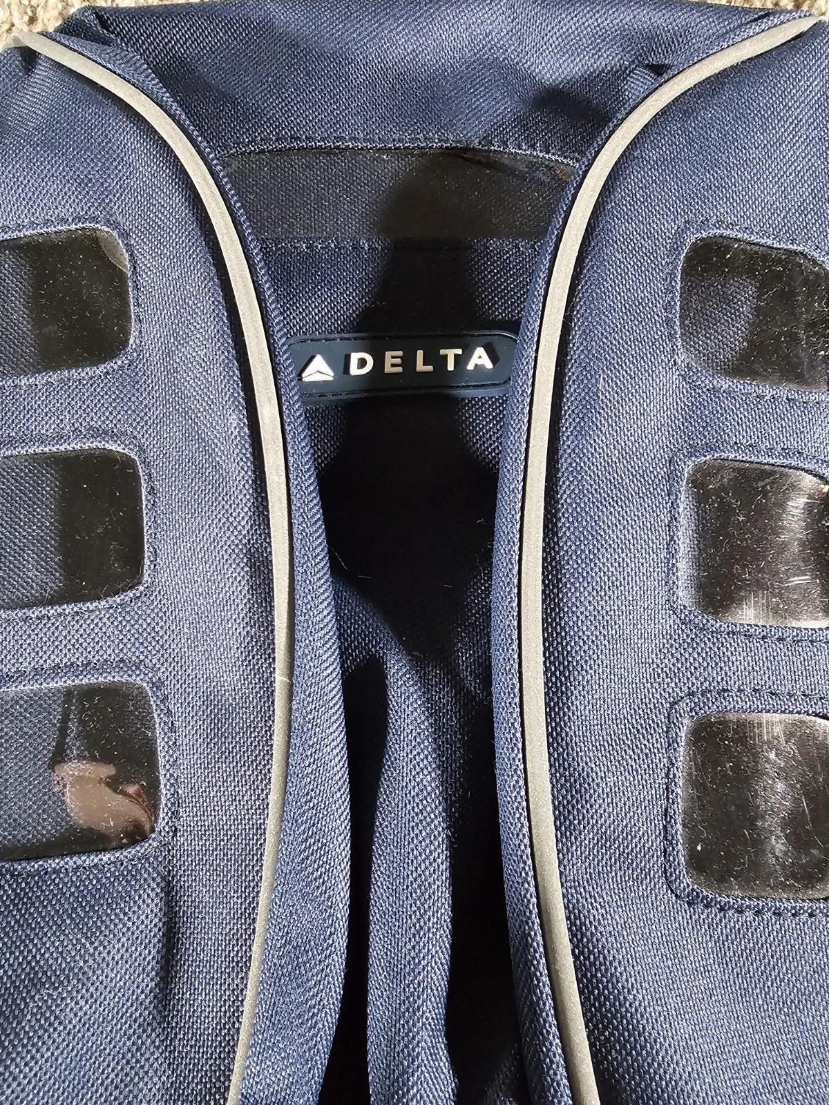 DELTA AIRLINES Premium Airplane Backpack Travel Carry On Bag