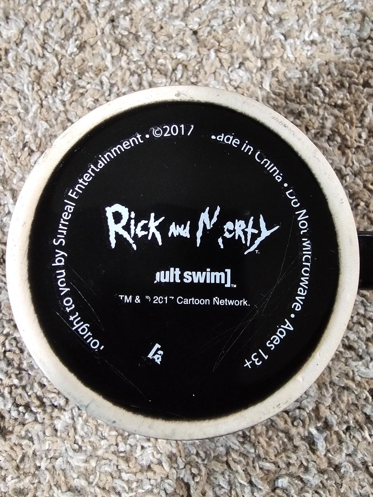 Rick & Morty Tiny Rick Cartoon Network Adult Swim Coffee Mug 2017