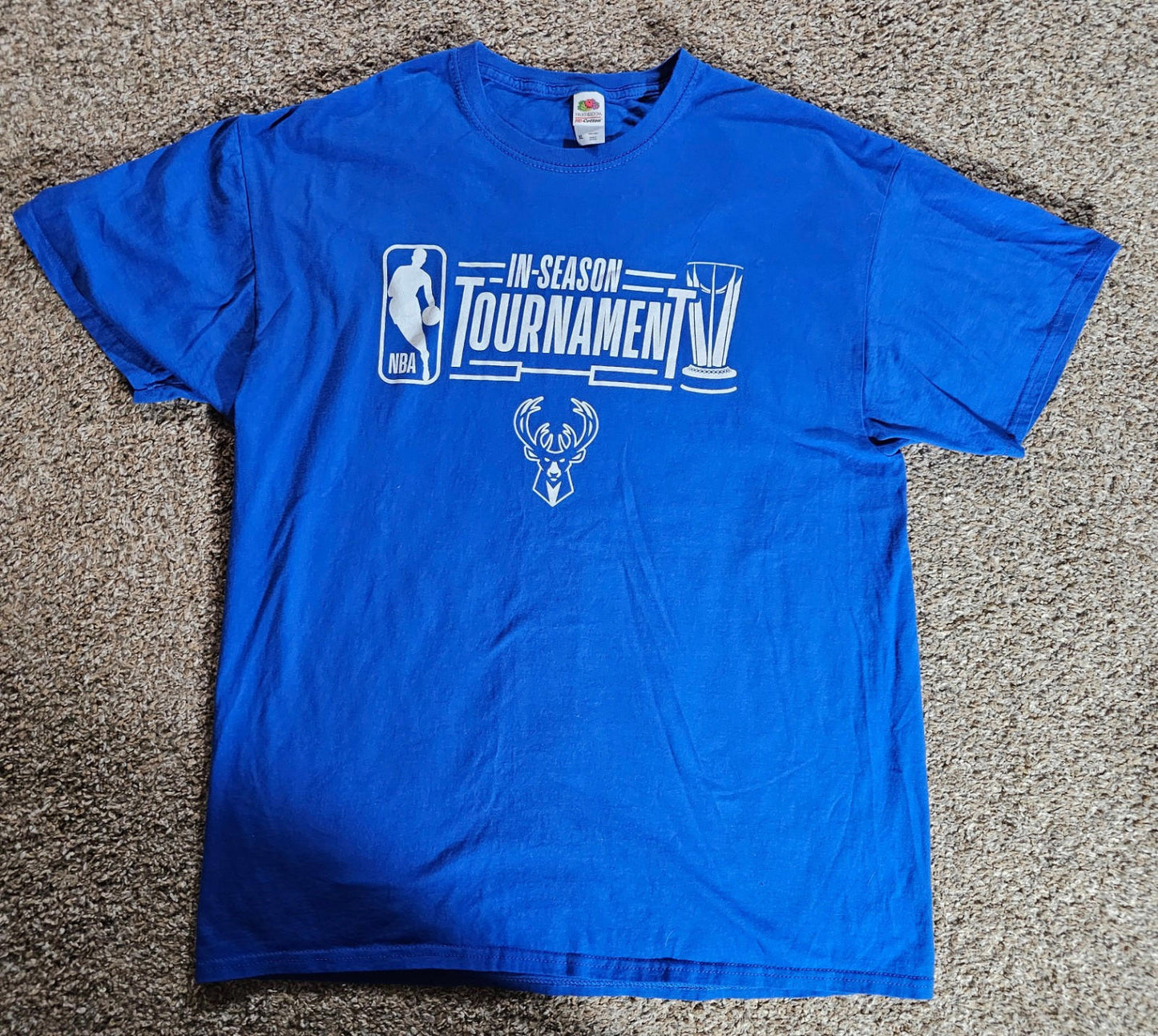 2023 NBA In Season Tournament Shirt Milwaukee Bucks Mens XL